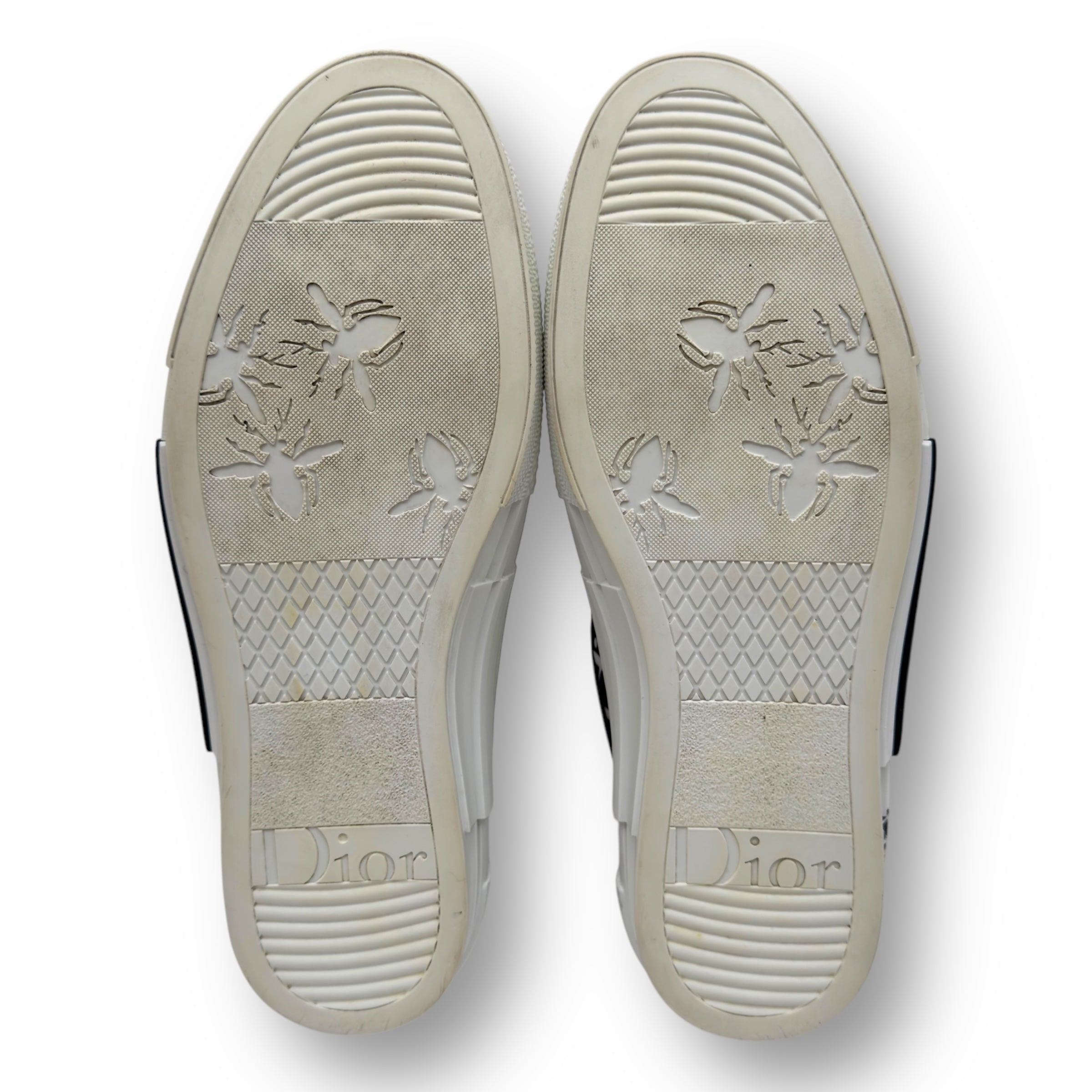 DIOR B23 LOW-TOP OBLIQUE SNEAKER BLACK / WHITE EU42 / UK8