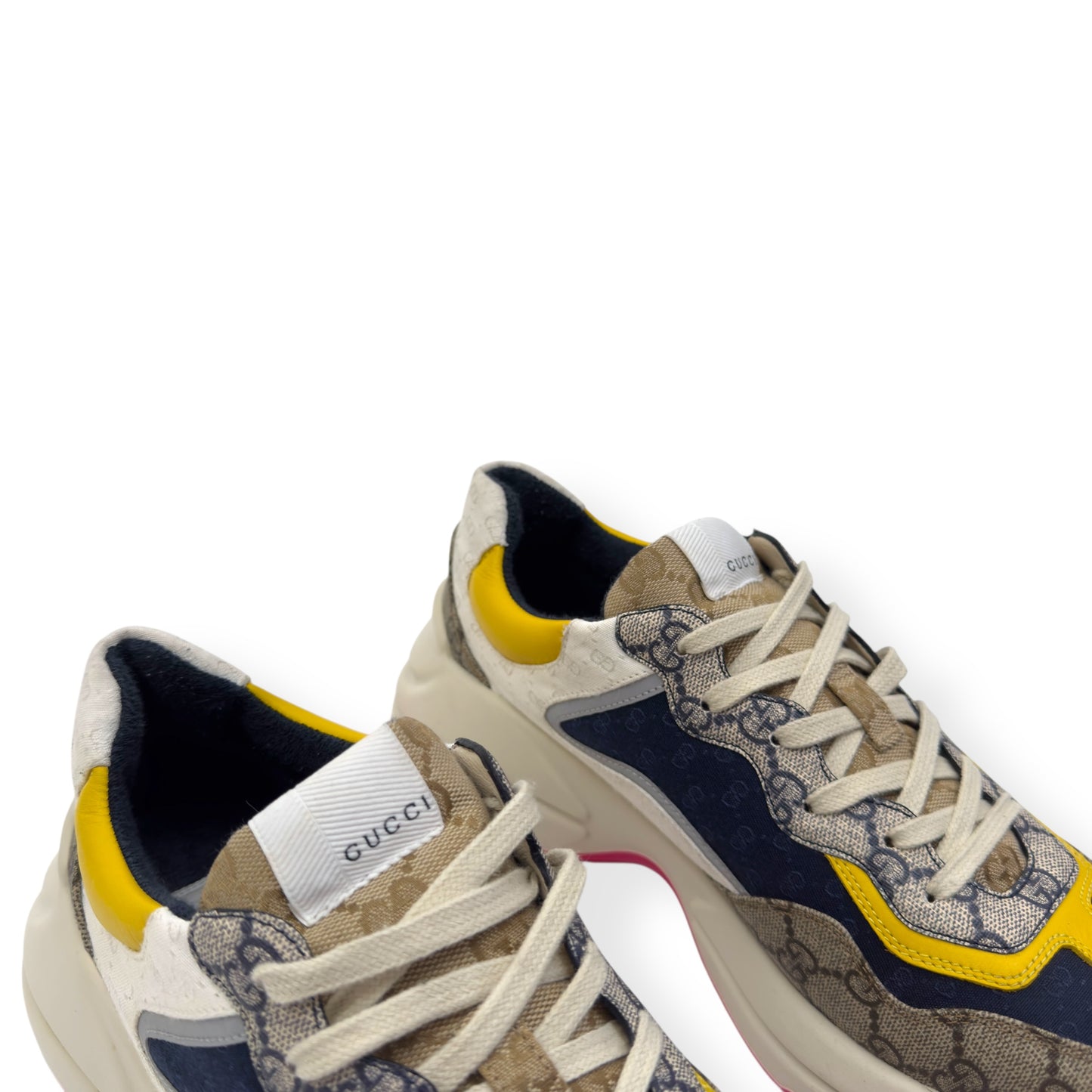 GUCCI GG RHYTON SNEAKER BEIGE / EBONY UK9