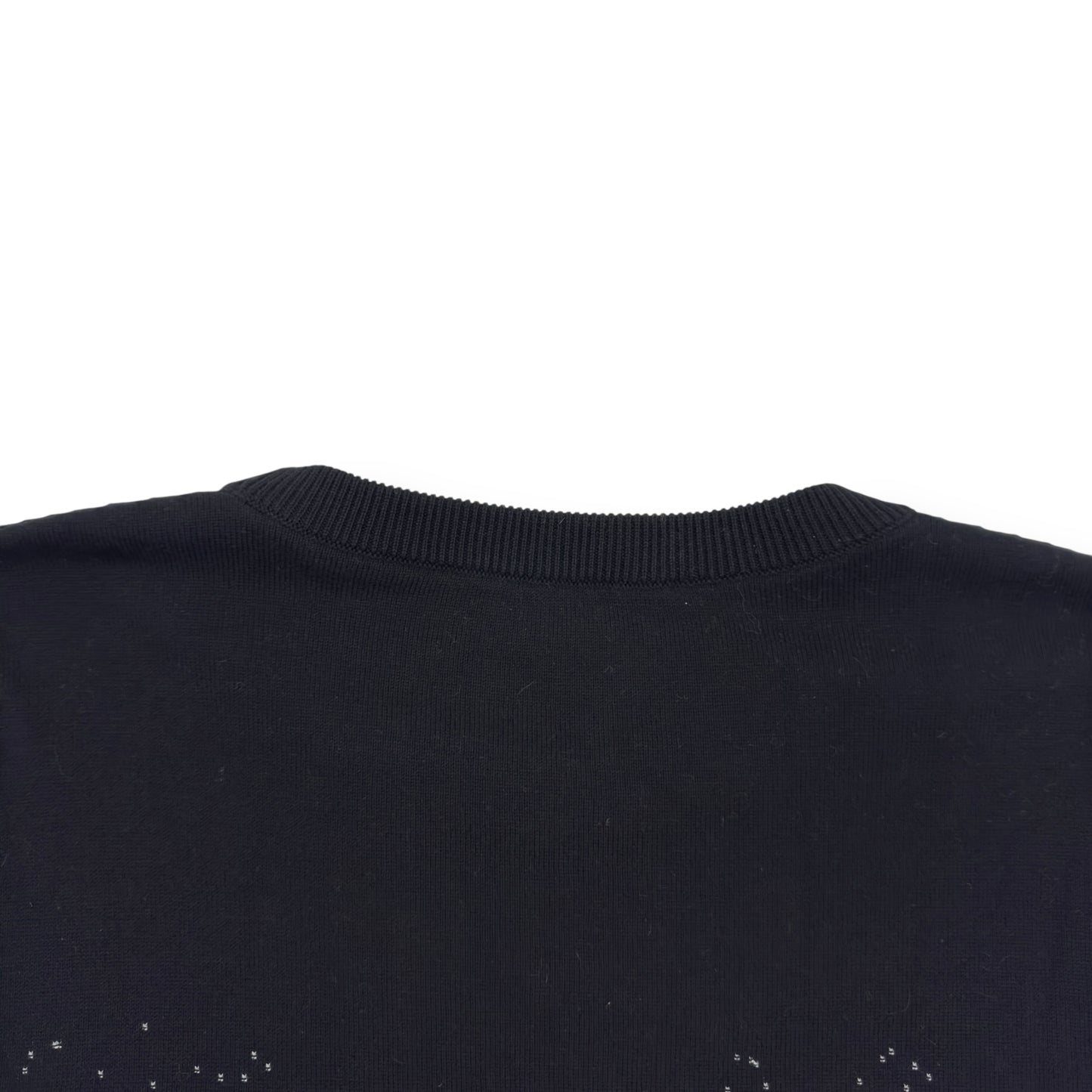 LOUIS VUITTON LVSE MONOGRAM DEGARDÉ CREWNECK SWEATSHIRT BLACK / WHITE XL
