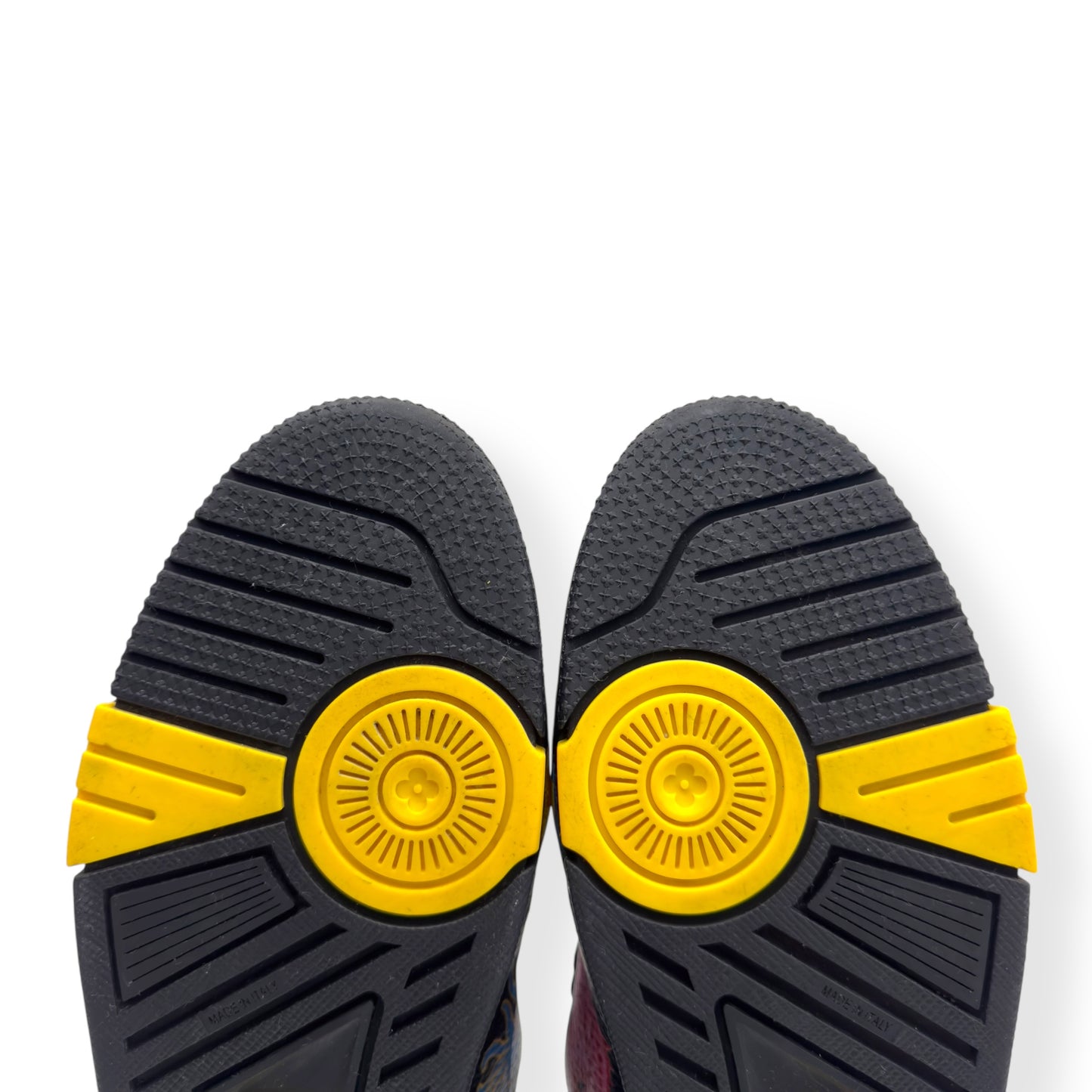 LOUIS VUITTON X YAYOI KUSAMA LV TRAINER BLACK UK10