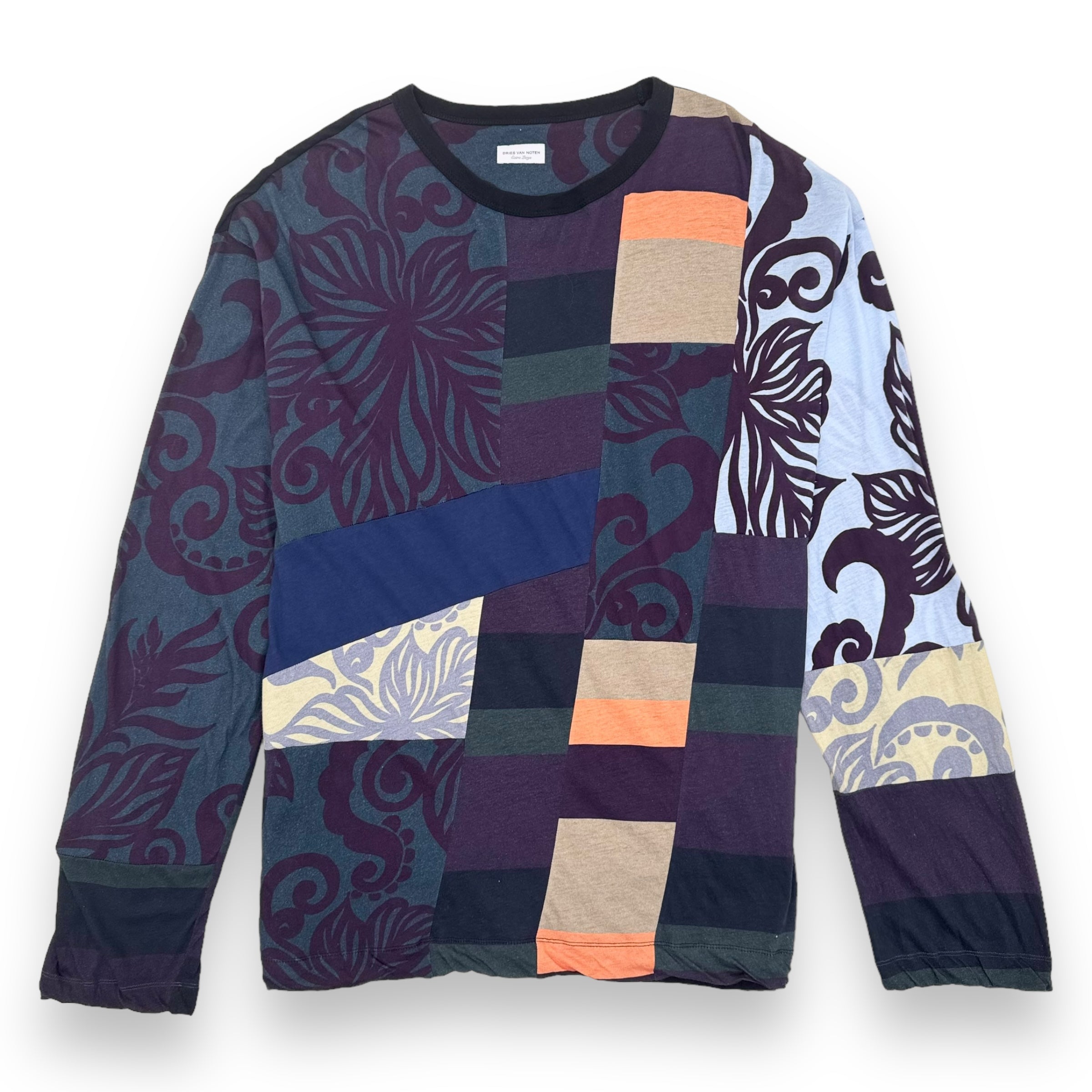 DRIES VAN NOTEN HAGER MULTI PATCH T-SHIRT XL