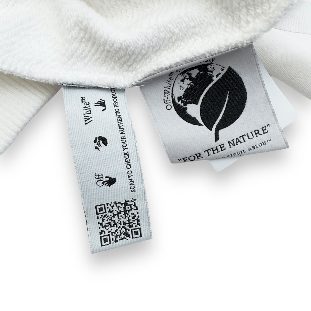 OFF-WHITE METAL ARROW HOODIE WHITE / BLUE M