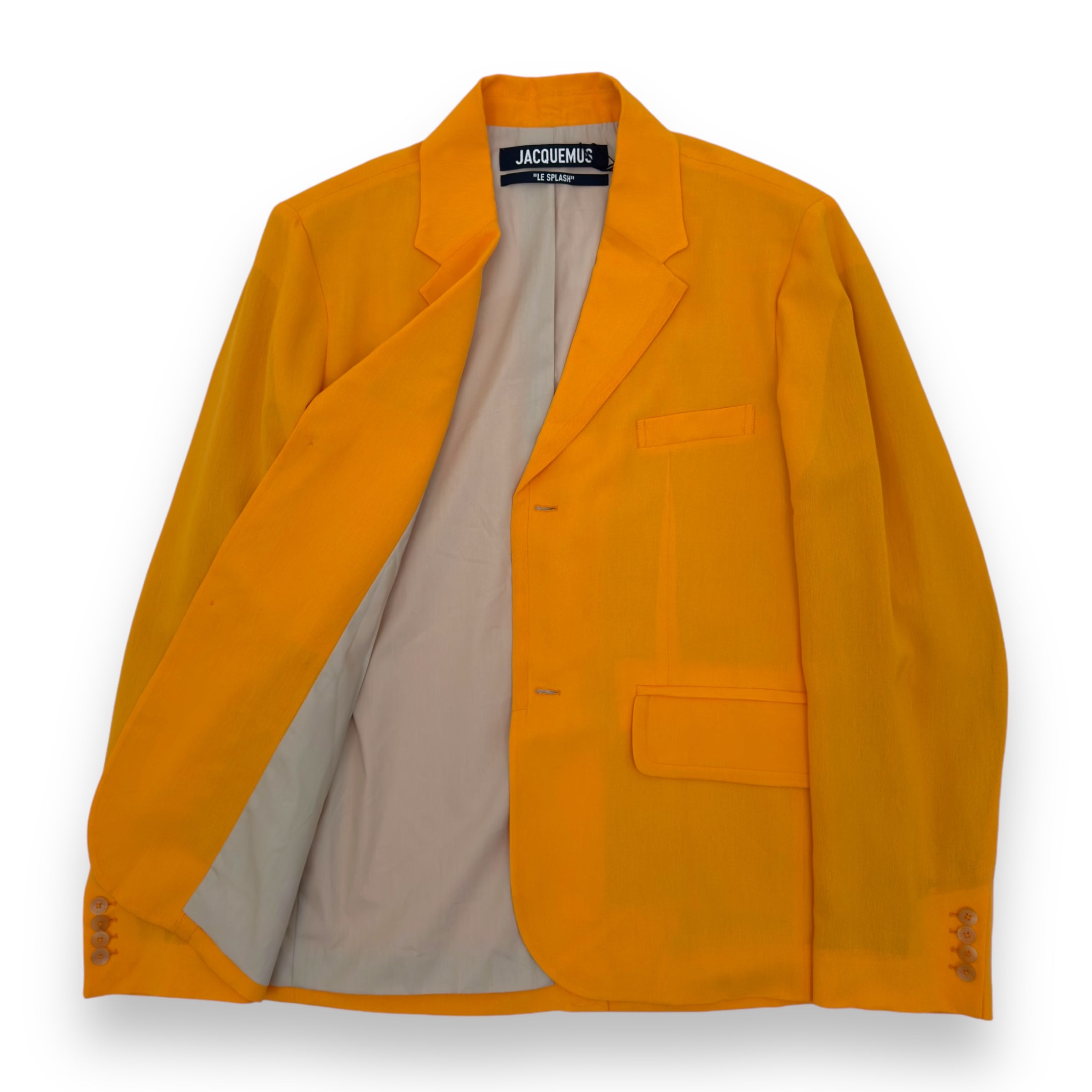 JACQUEMUS 'LE SPLASH' LA VESTE BACIO BLAZER ORANGE L