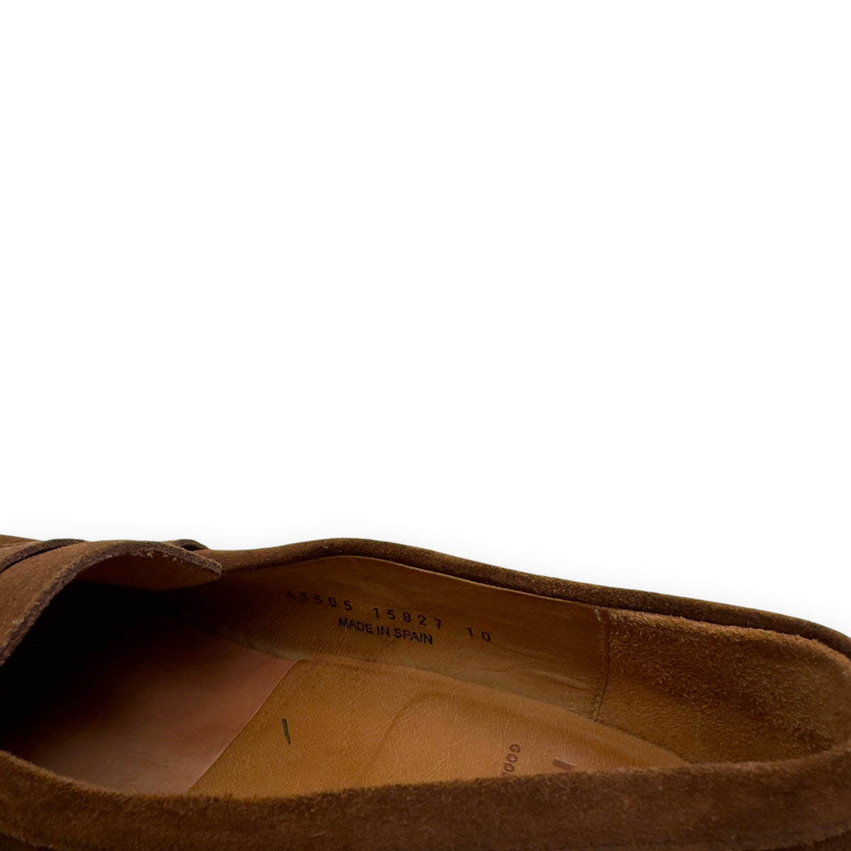 MORJAS SUEDE ‘THE PENNY LOAFER’ BROWN UK10