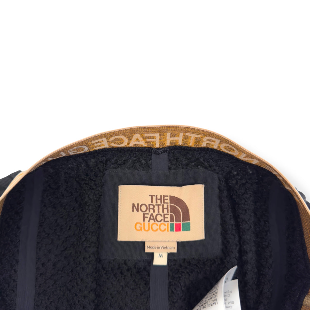 GUCCI X THE NORTH FACE FW21 TECHNICAL FLEECE SLIM FIT TROUSERS BLACK M
