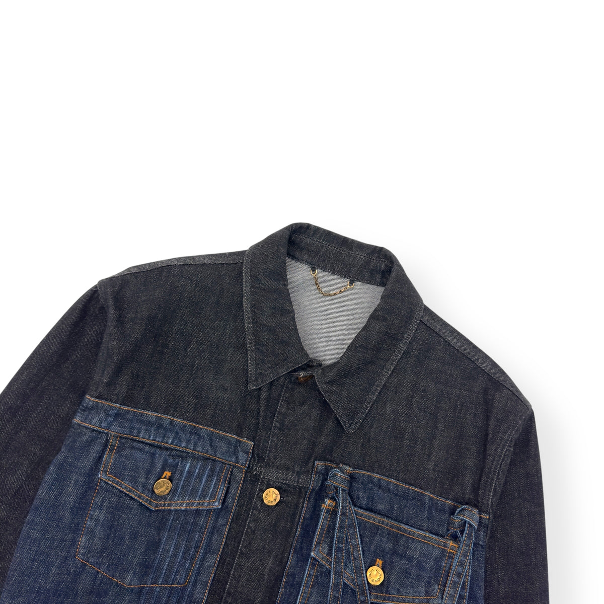 LOUIS VUITTON KARAKORAM BOW TIE DENIM JACKET FR50 / M