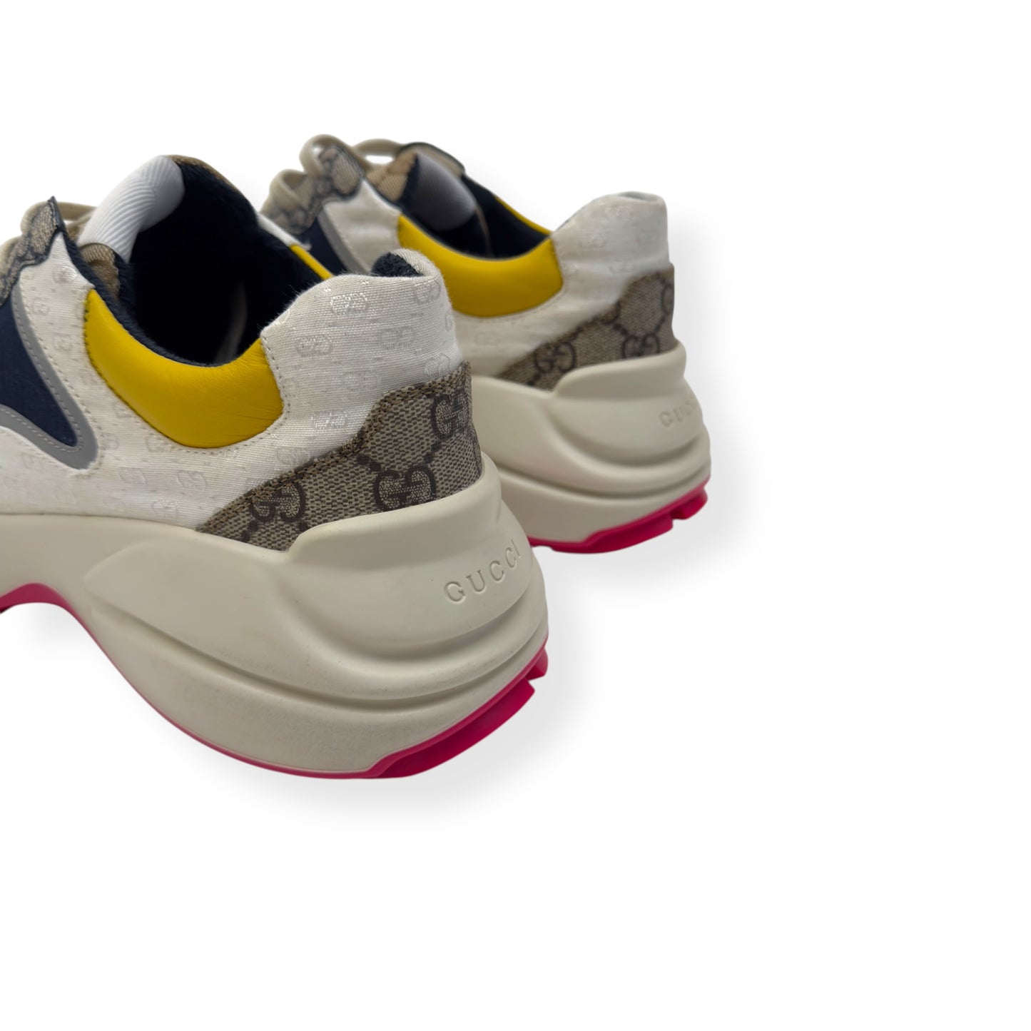 GUCCI GG RHYTON SNEAKER BEIGE / EBONY UK9