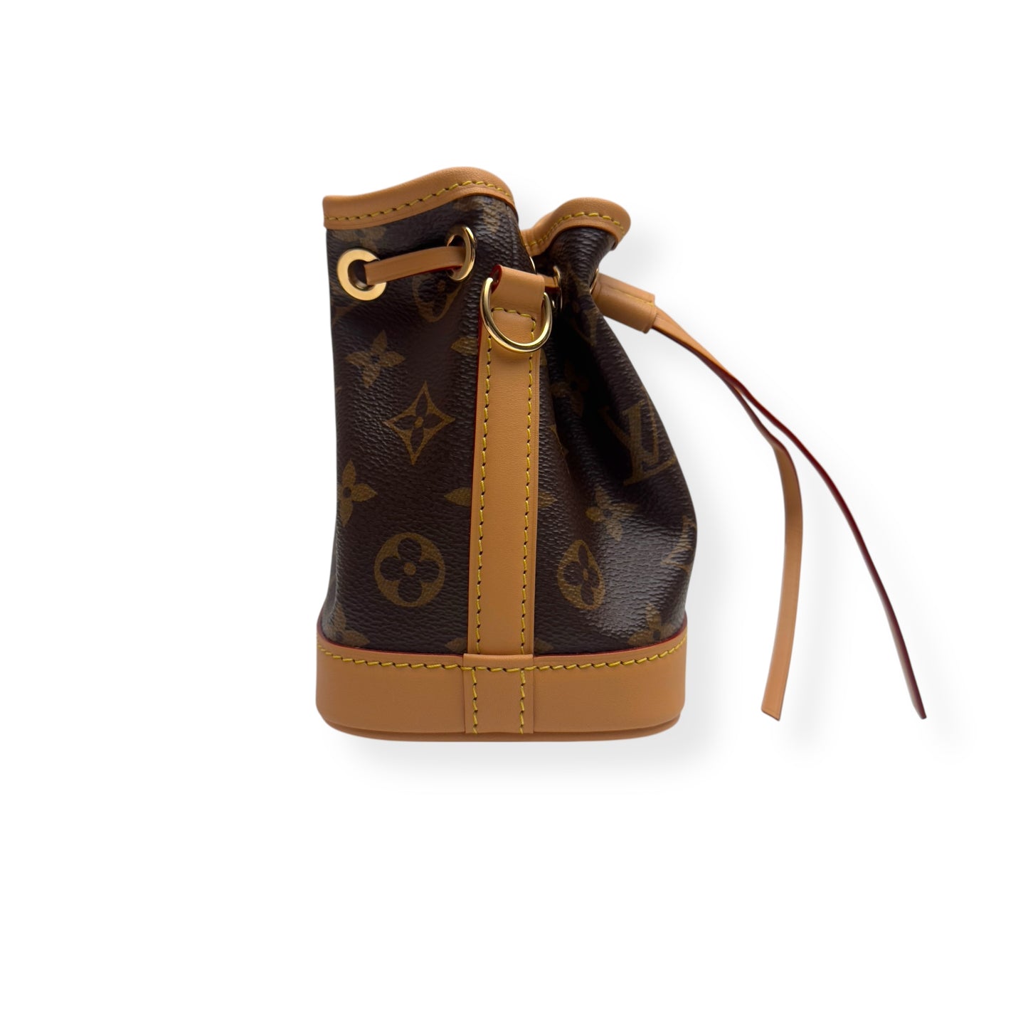 LOUIS VUITTON NANO NOÉ MONOGRAM CANVAS BAG BROWN MINI