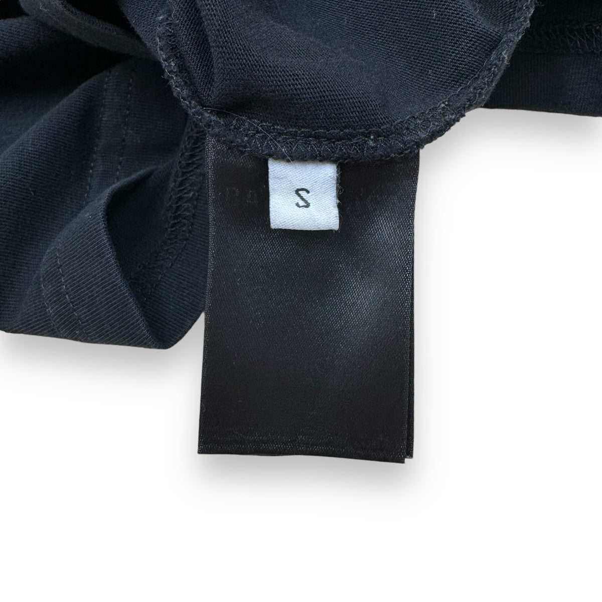 BALENCIAGA OVERSIZED INTERLOCK LOGO T-SHIRT BLACK XS