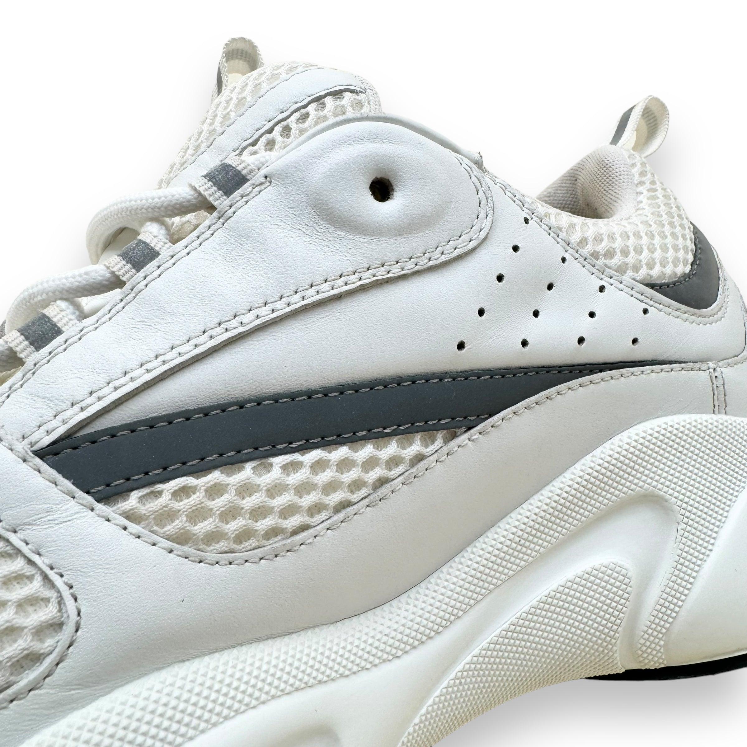DIOR B22 SNEAKER WHITE / SILVER UK9