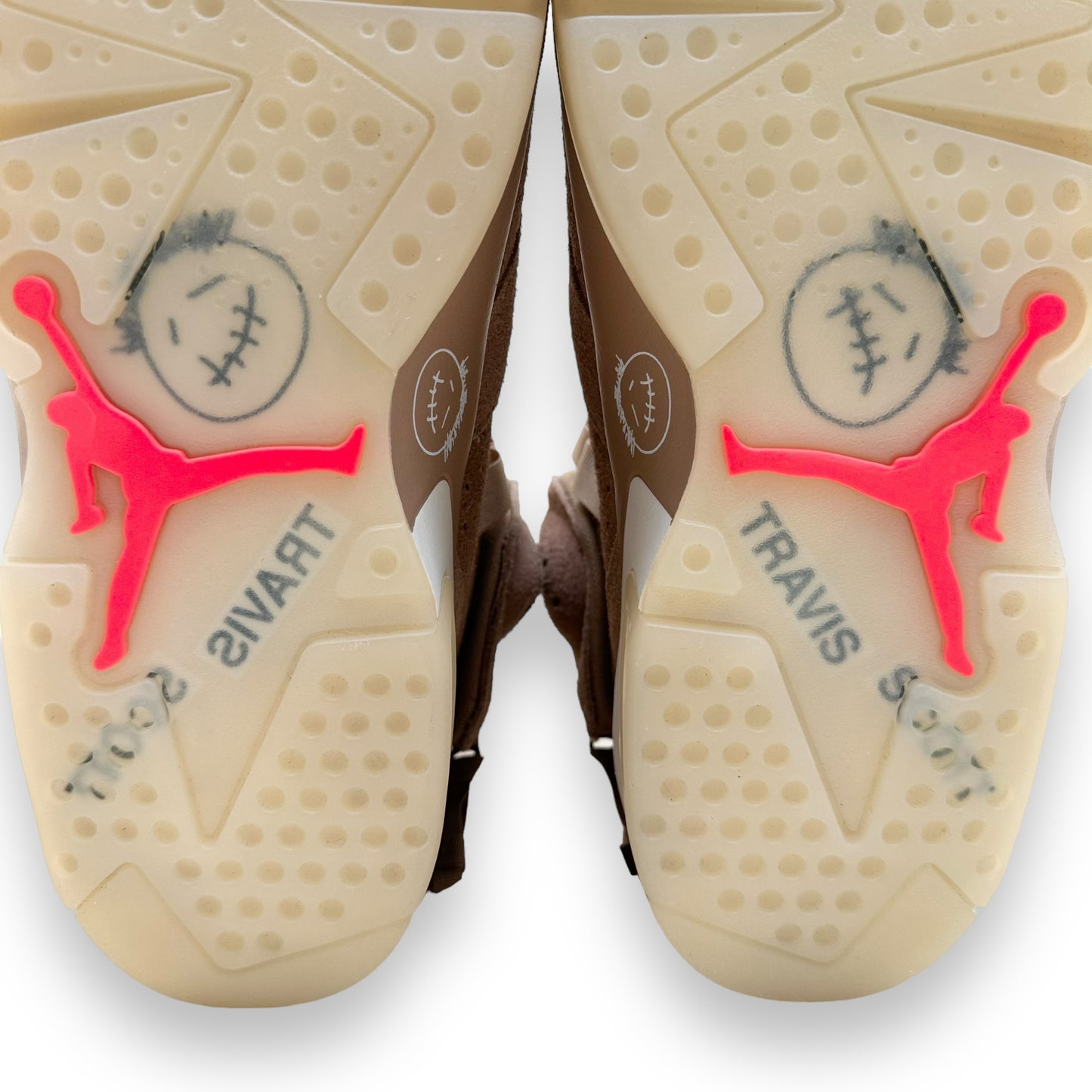 TRAVIS SCOTT X NIKE JORDAN 6 RETRO MID SNEAKER BRITISH KHAKI UK8.5