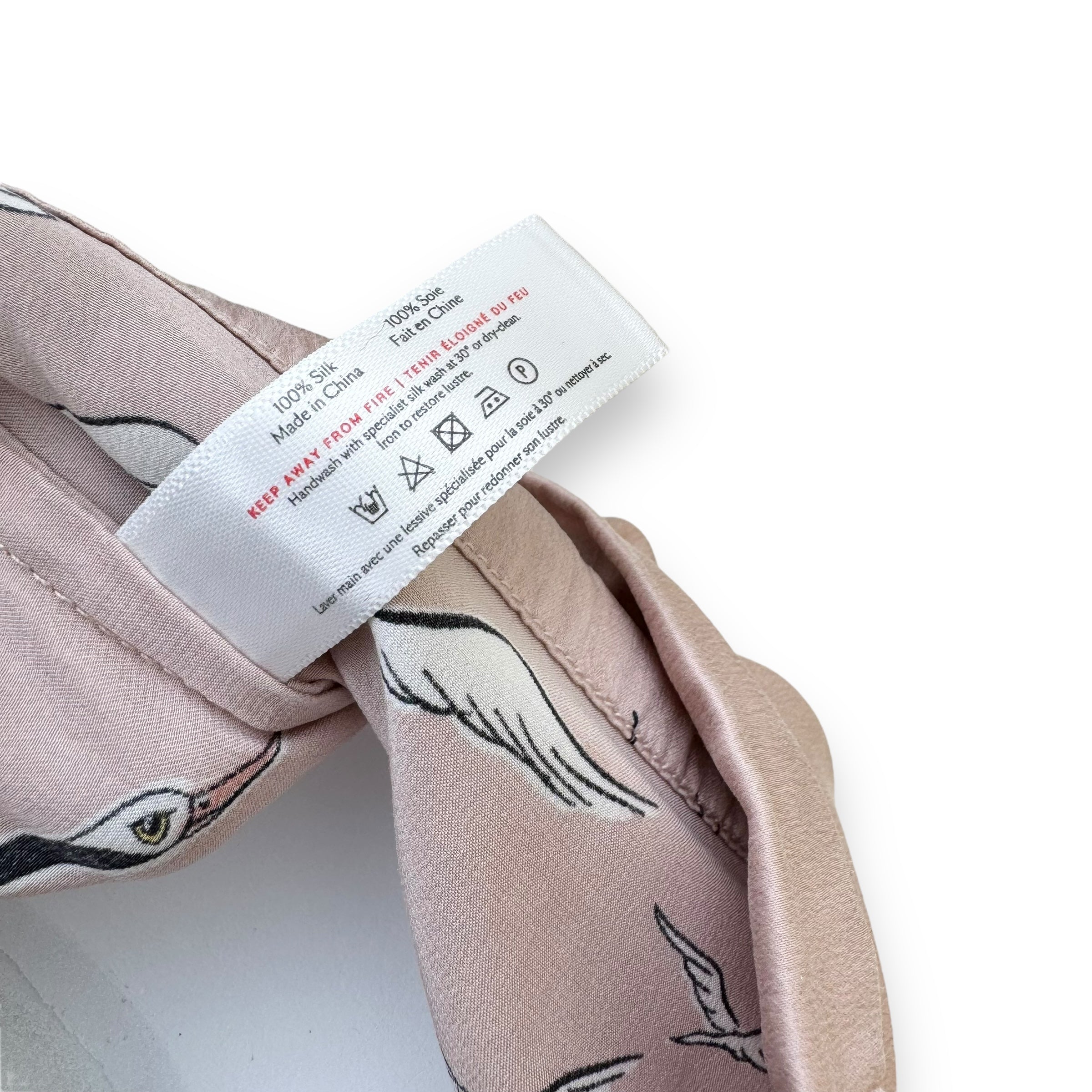 OLIVIA VON HALLE LILA PRINTED SILK-SATIN PYJAMA SET PINK S