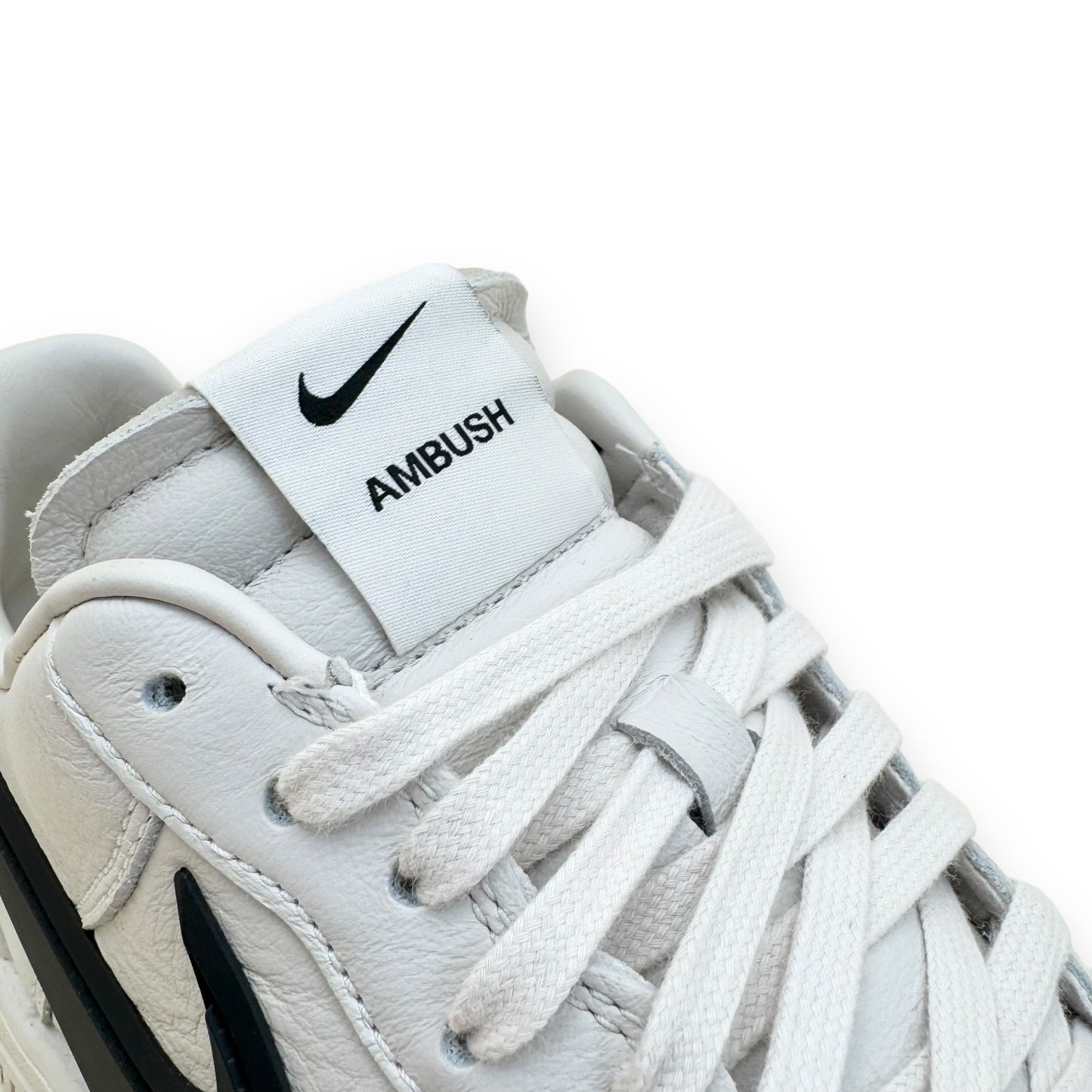 NIKE X AMBUSH AIR FORCE 1 LOW TOP SNEAKER WHITE UK10