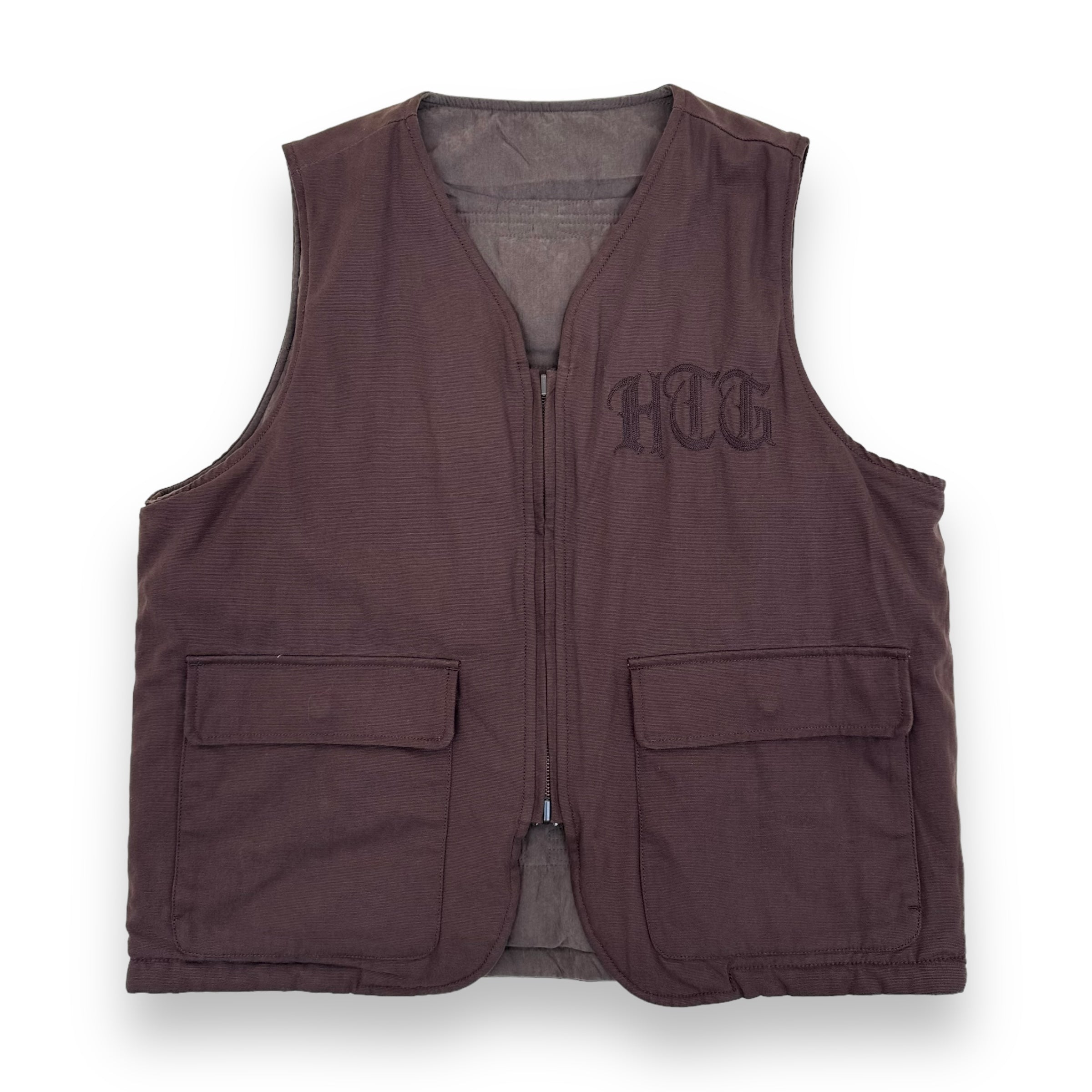 HONOR THE GIFT REVERSIBLE VEST BROWN L