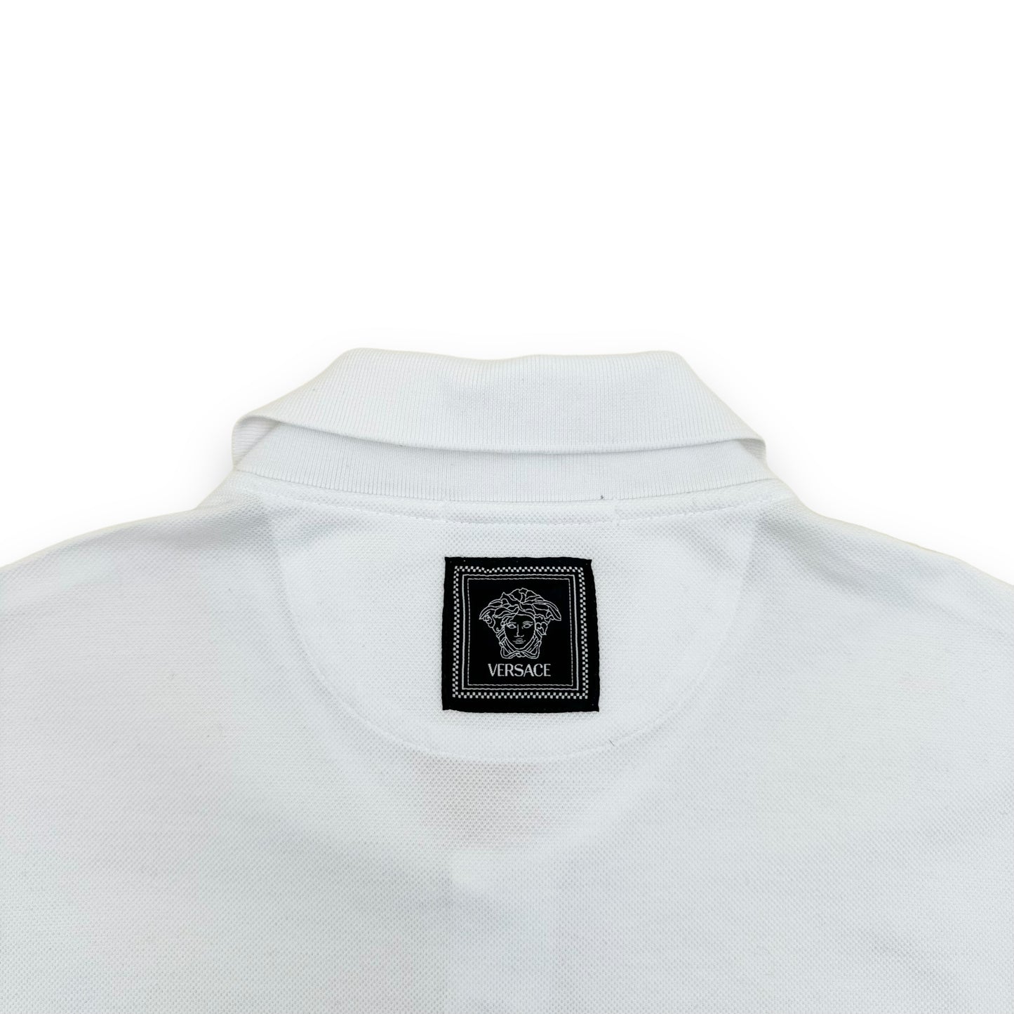 VERSACE POLO SHIRT WHITE XL