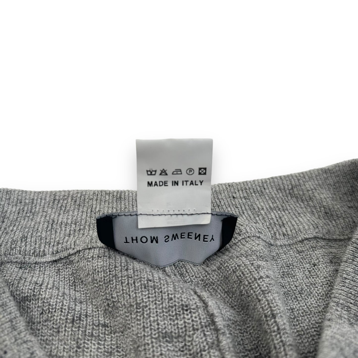 THOM SWEENEY COTTON KNIT DRAWSTRING SWEATPANTS GREY M