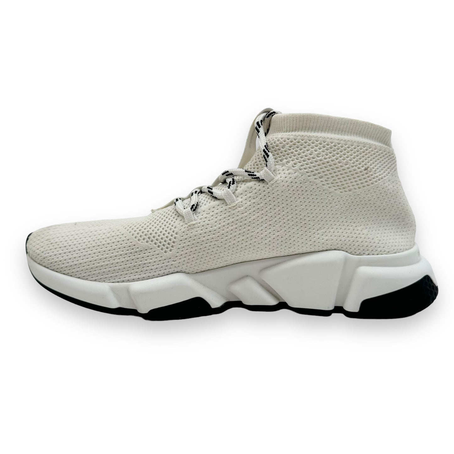 BALENCIAGA SPEED LACE UP SNEAKER WHITE UK9