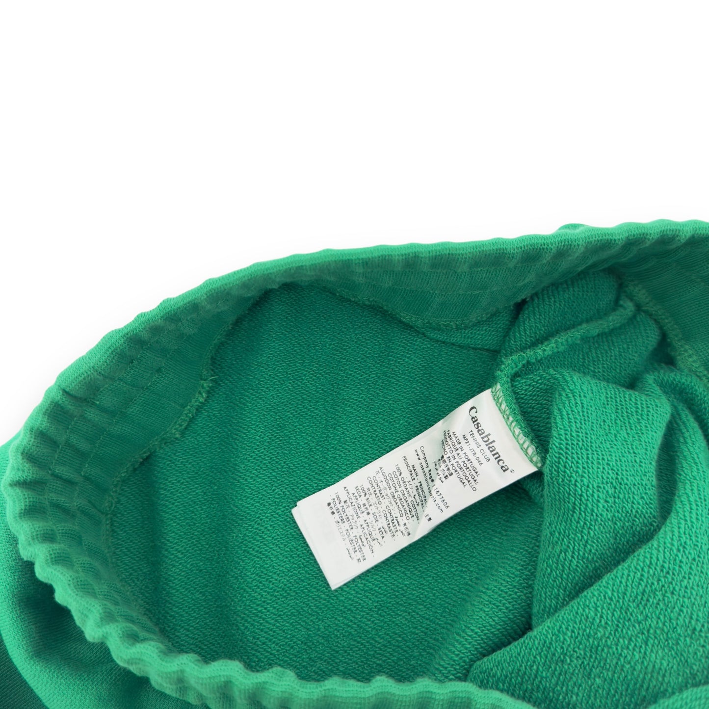 CASABLANCA SCARF SWEATPANTS GREEN M