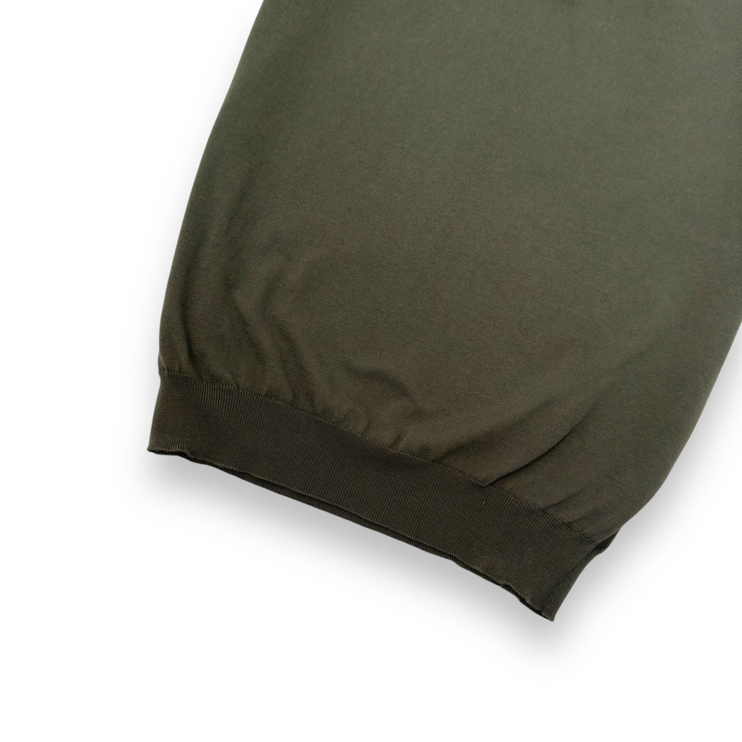 THOM SWEENEY COTTON POLO SHIRT GREEN M