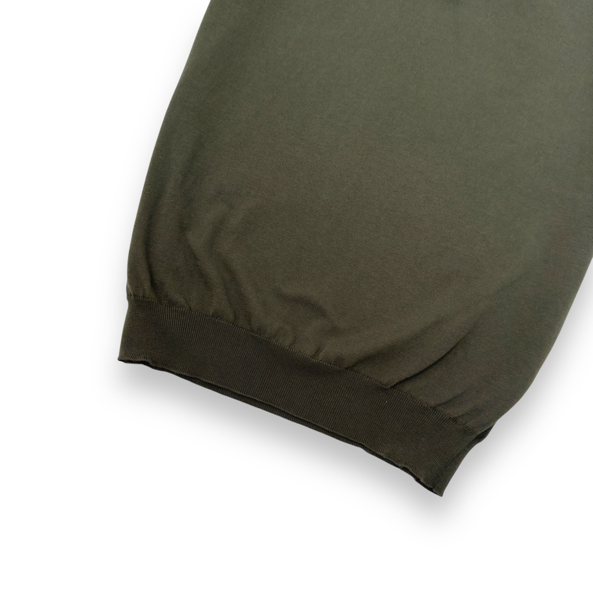 THOM SWEENEY COTTON POLO SHIRT GREEN M