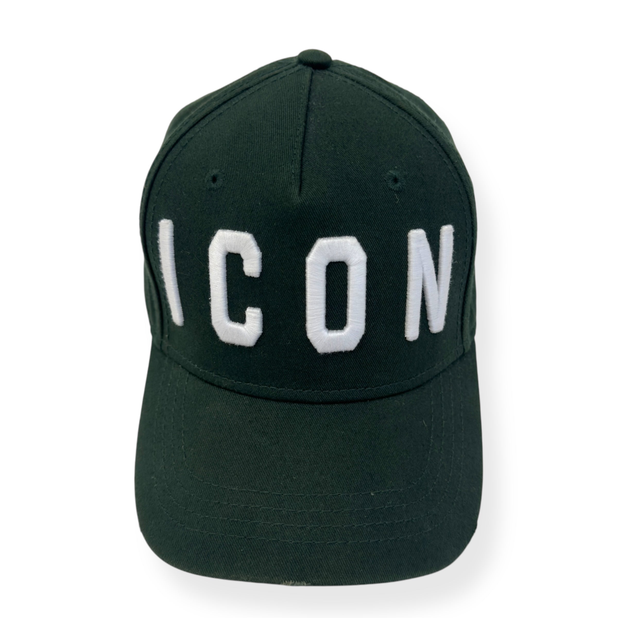 DSQUARED2 ICON BASEBALL CAP GREEN O/S
