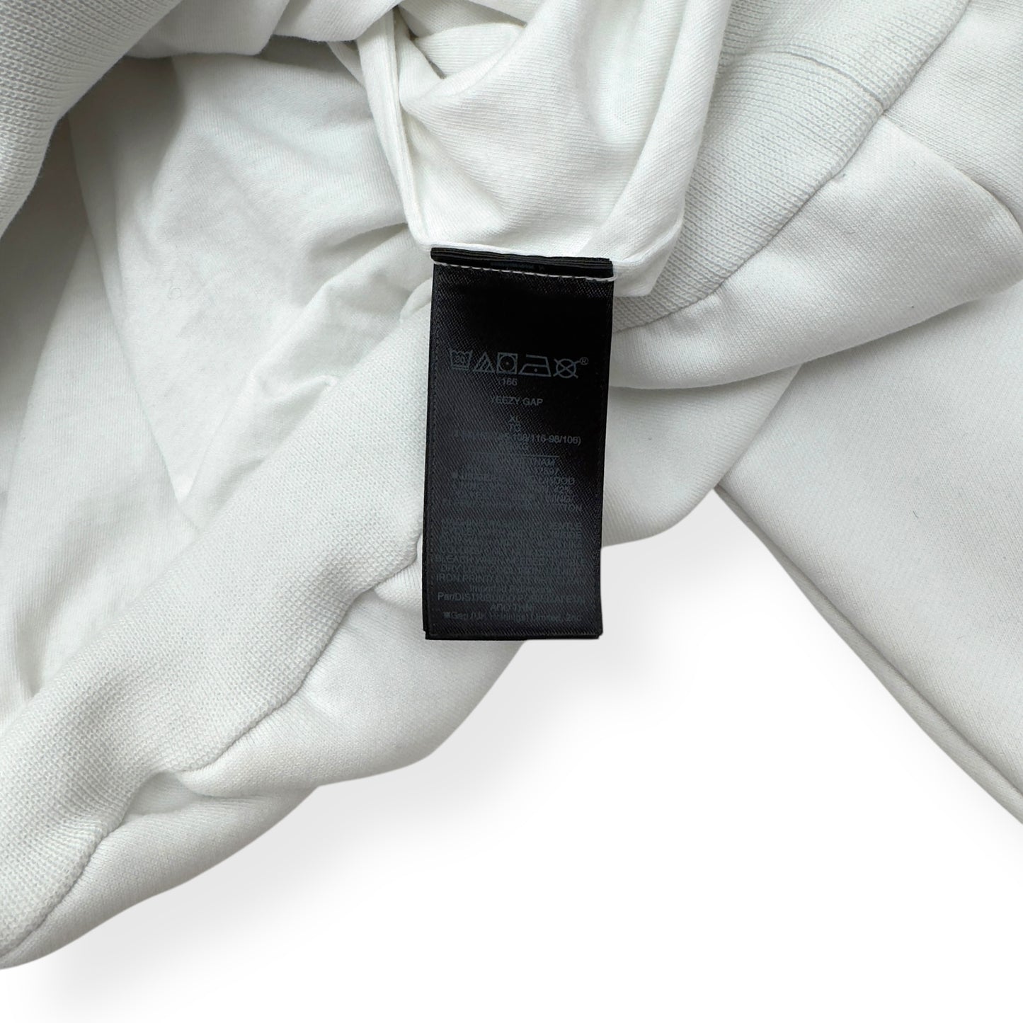 YEEZY GAP OVERSIZED DOVE HOODIE WHITE XL