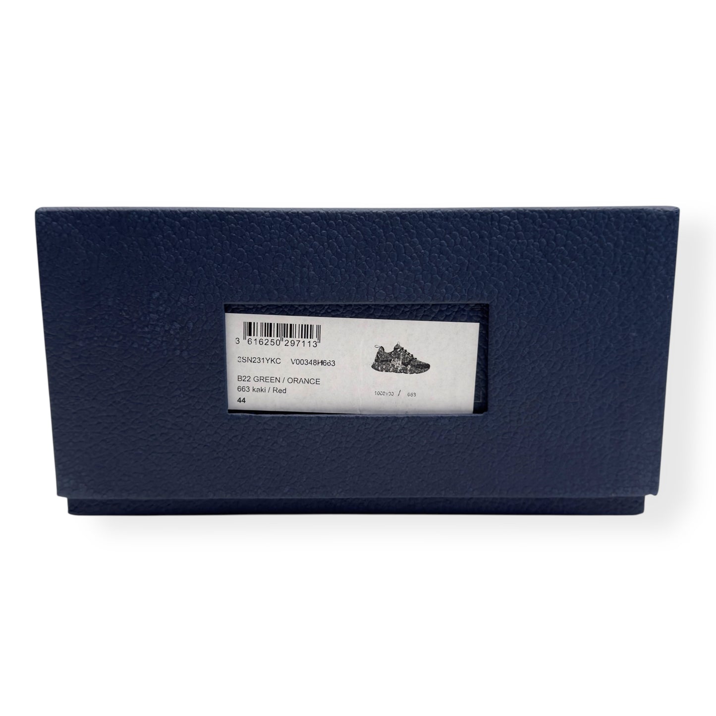 DIOR B22 SNEAKER GREEN / ORANGE UK10