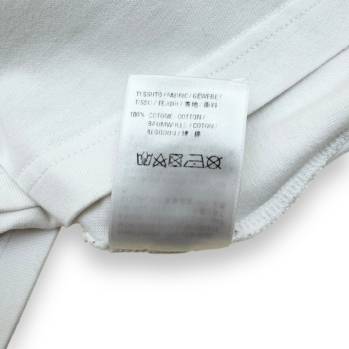 BALENCIAGA POLITICAL LOGO T-SHIRT WHITE M