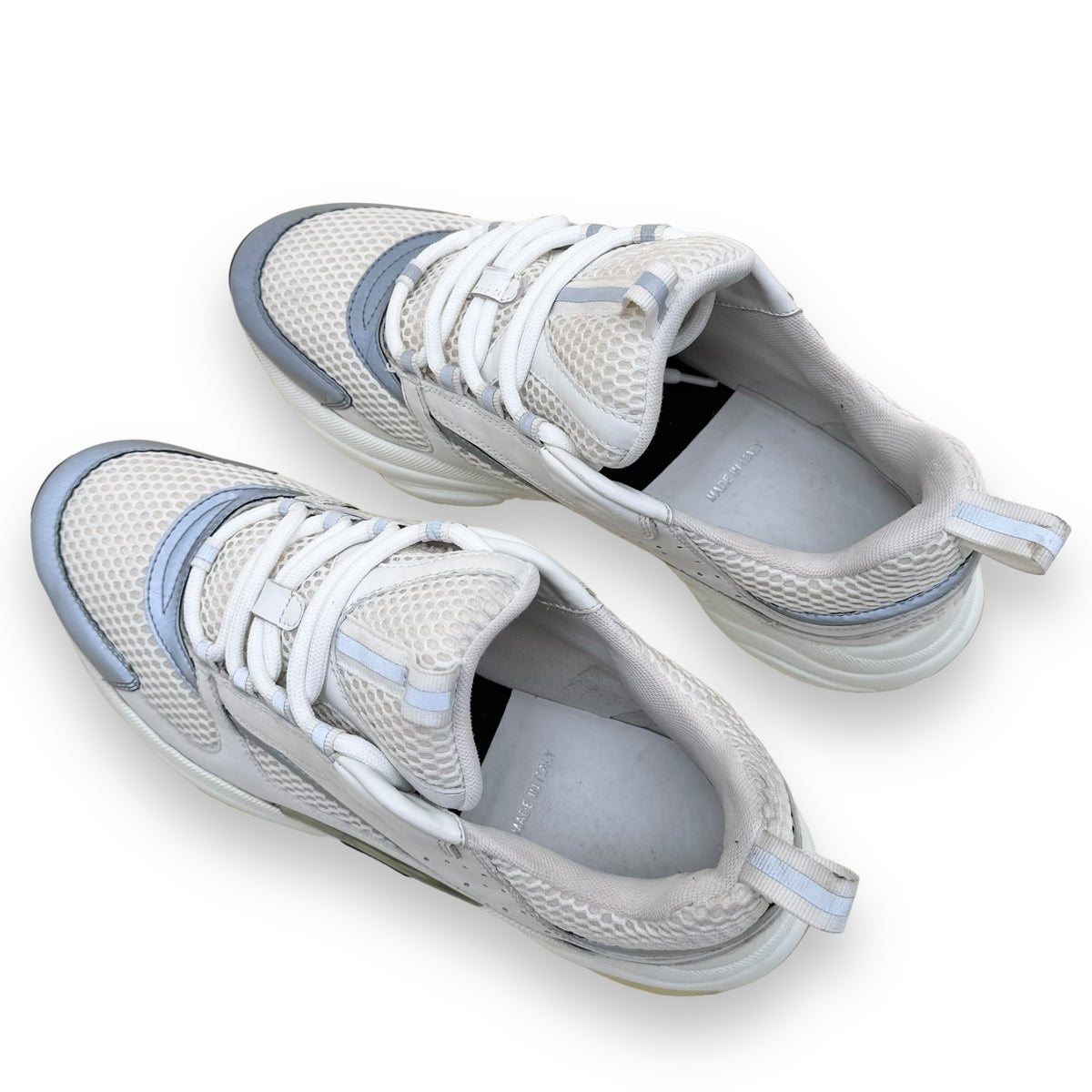 DIOR B22 SNEAKER WHITE / SILVER UK9