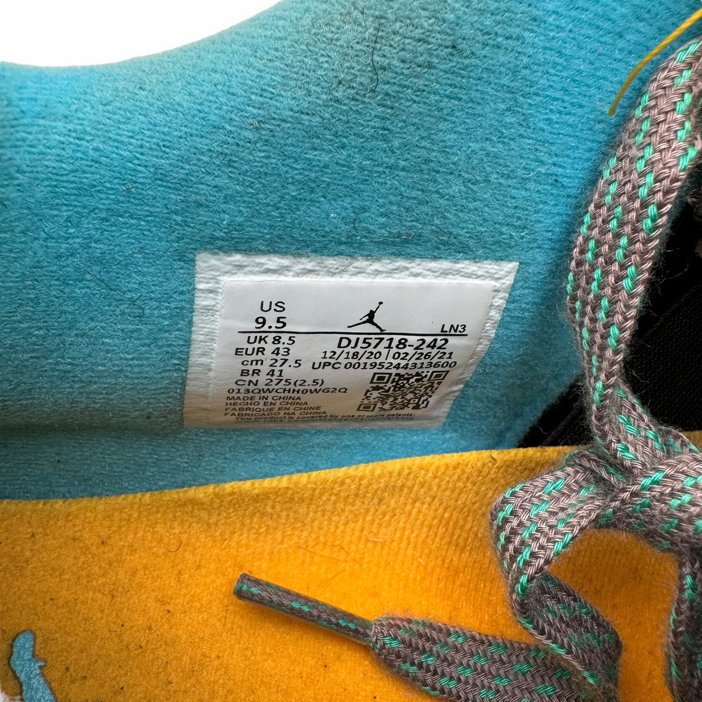 UNION X AIR JORDAN 4 30TH ANNIVERSARY SNEAKER TAUPE HAZE UK8.5
