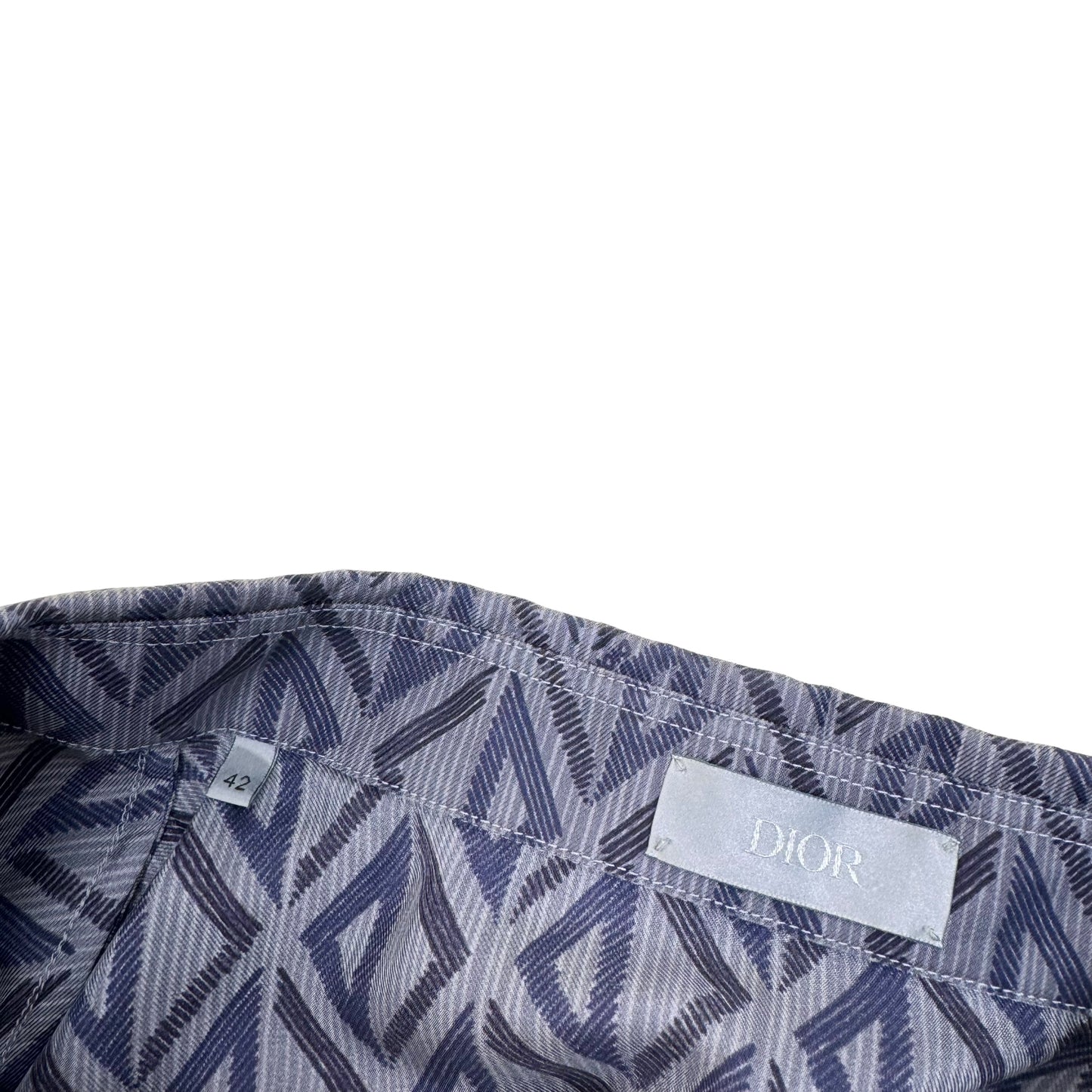 DIOR CD DIAMOND SILK SHIRT L