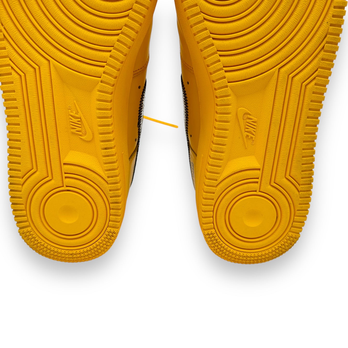 NIKE X OFF-WHITE AIR FORCE 1 SNEAKER LEMONADE UK10.5