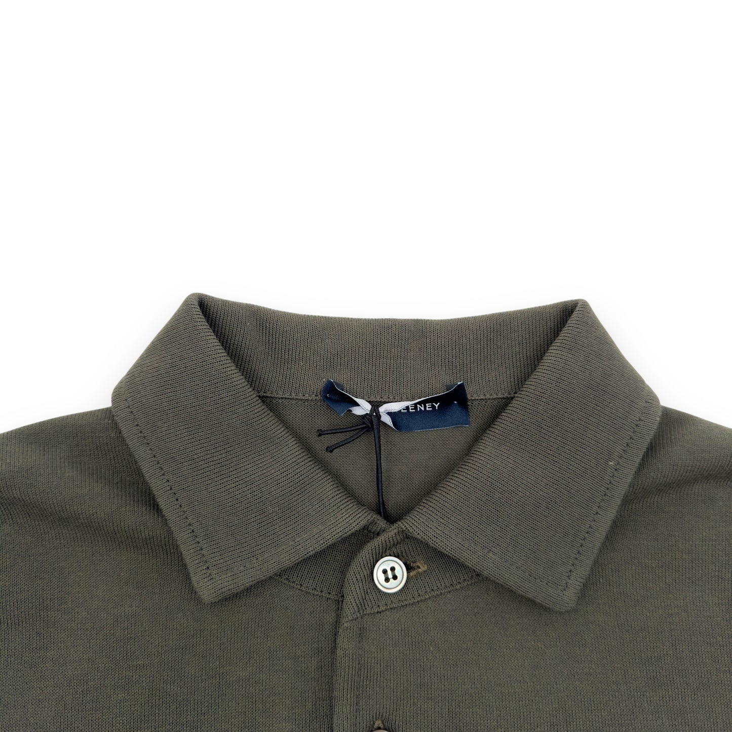 THOM SWEENEY COTTON POLO SHIRT GREEN M