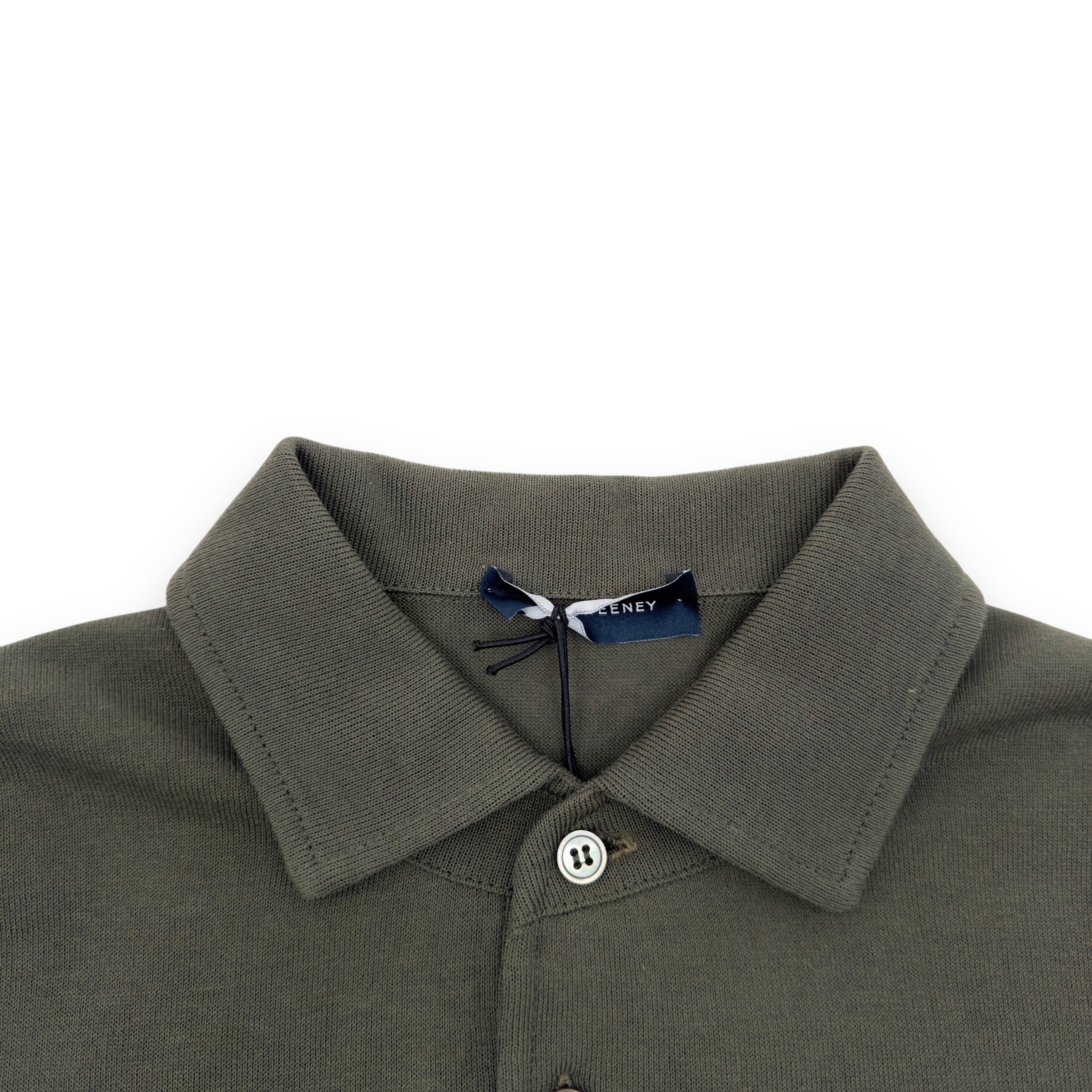 THOM SWEENEY COTTON POLO SHIRT GREEN M