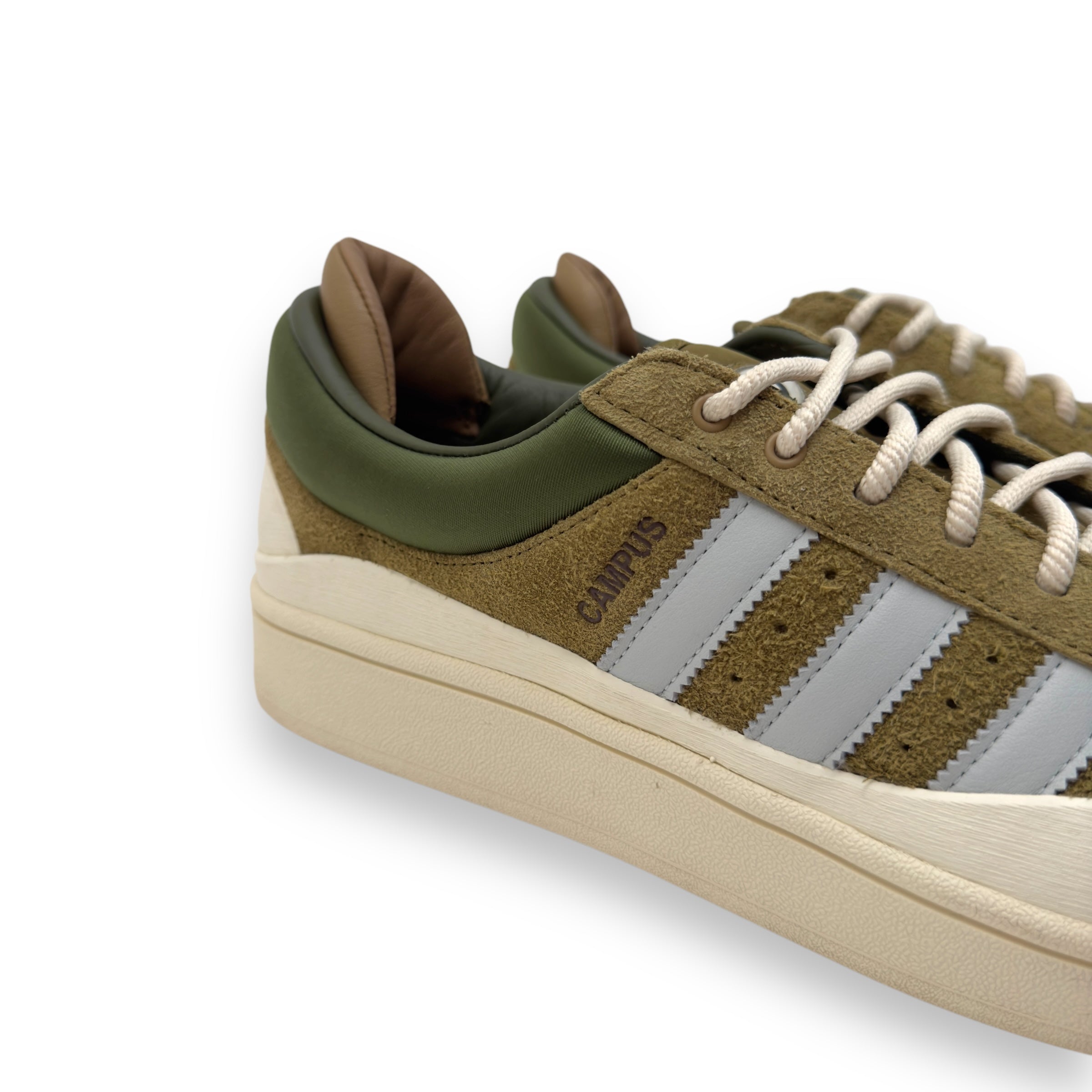 ADIDAS X BAD BUNNY CAMPUS SNEAKER LIGHT OLIVE UK10.5
