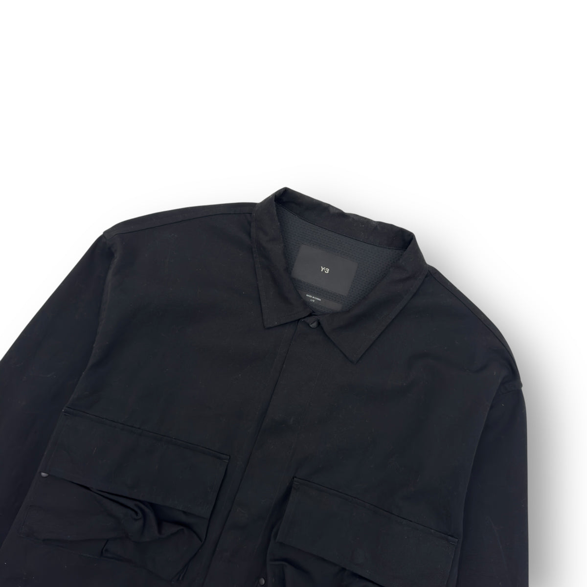 ADIDAS Y-3 OVERSIZED POCKET OVERSHIRT BLACK XL