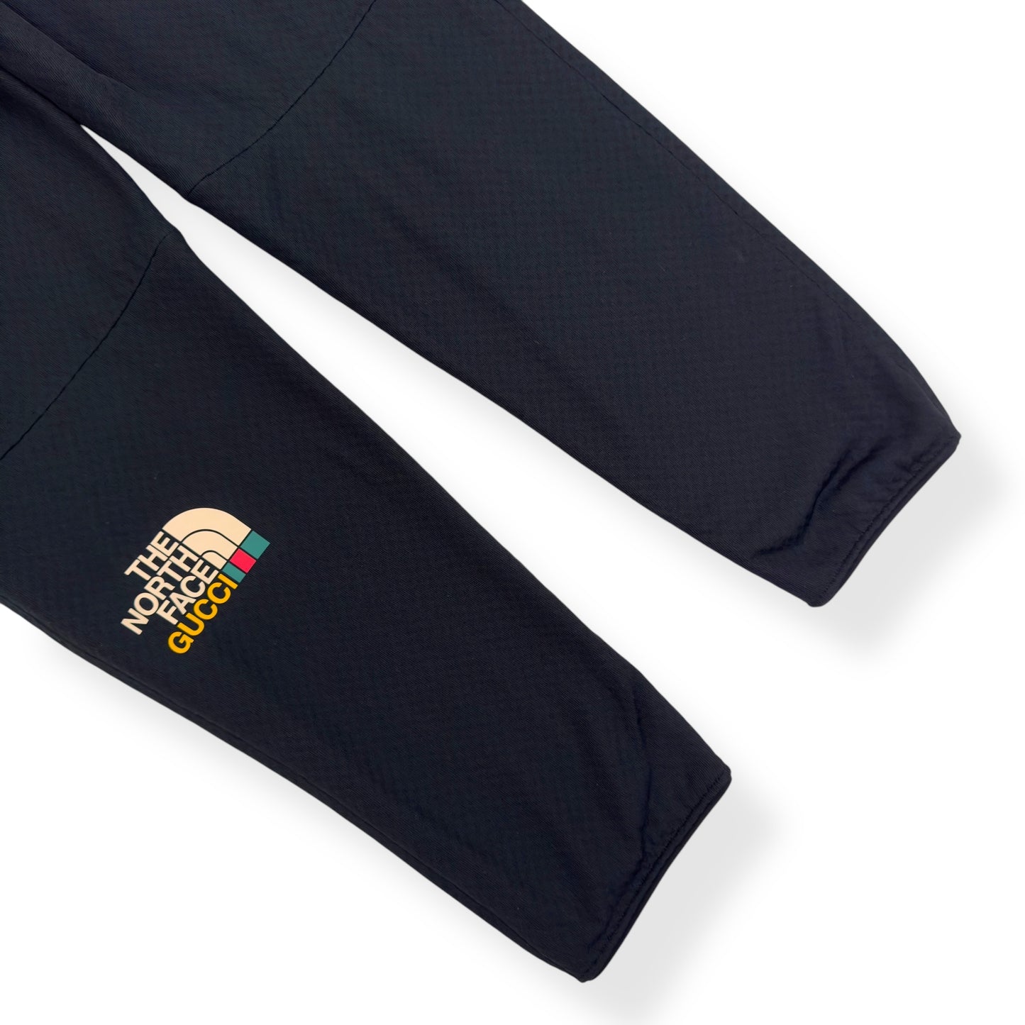 GUCCI X THE NORTH FACE FW21 TECHNICAL FLEECE SLIM FIT TROUSERS BLACK M