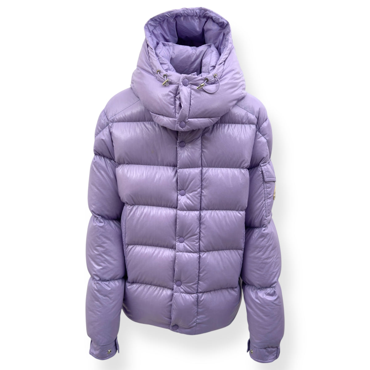 MONCLER EXTRAORDINARY FOREVER MAYA QUILTED SHELL JACKET LILAC 2 / S