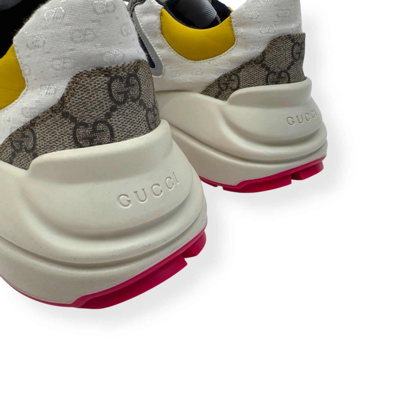 GUCCI GG RHYTON SNEAKER BEIGE / EBONY UK9