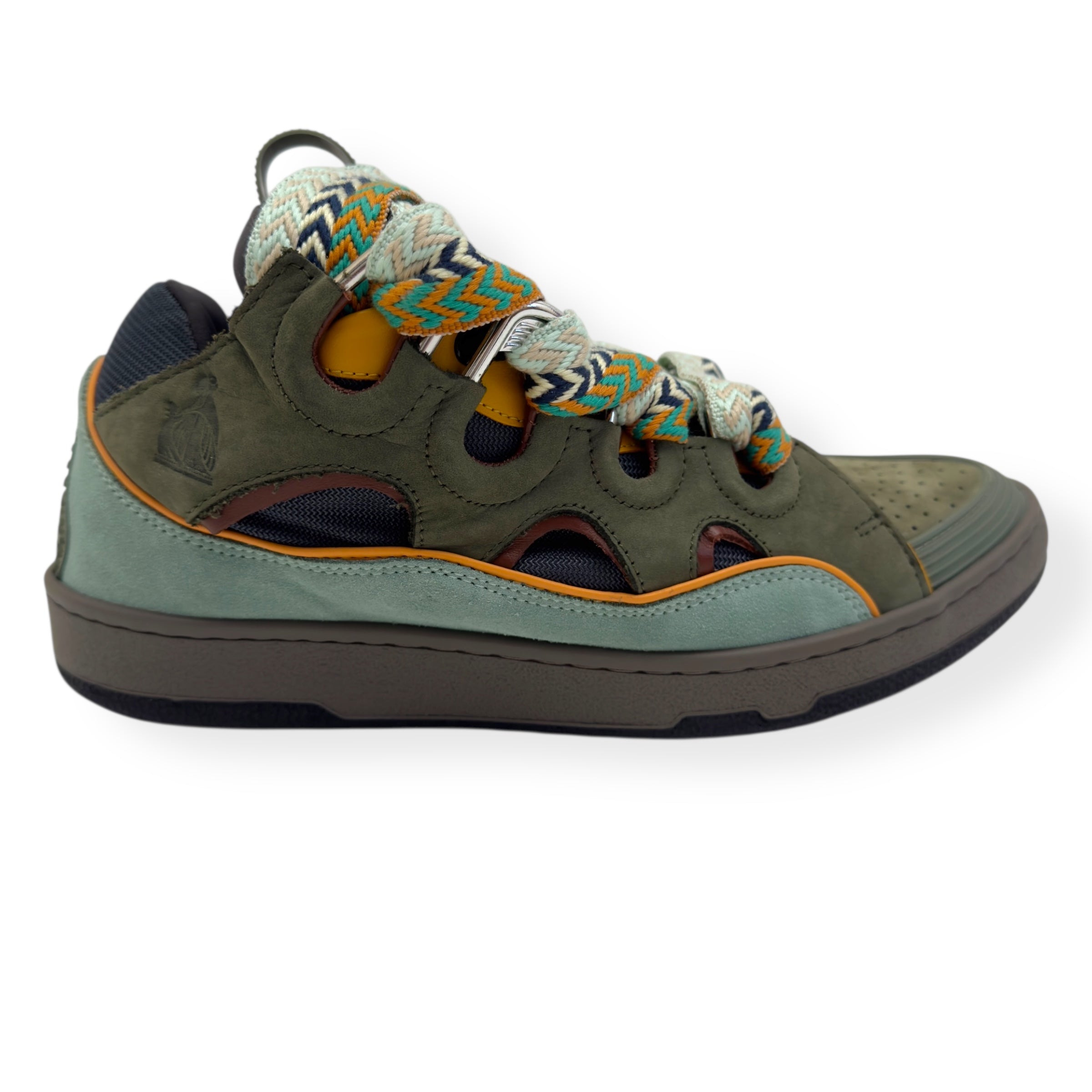 LANVIN CURB SNEAKER MOSS GREEN 42 / UK8