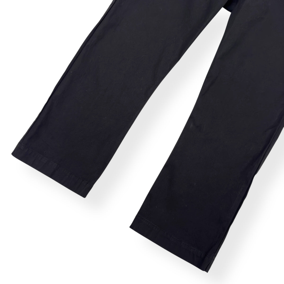 RICK OWENS F/W23 LUXOR DROP CROTCH DRAWSTRING TROUSERS BLACK 50 / L