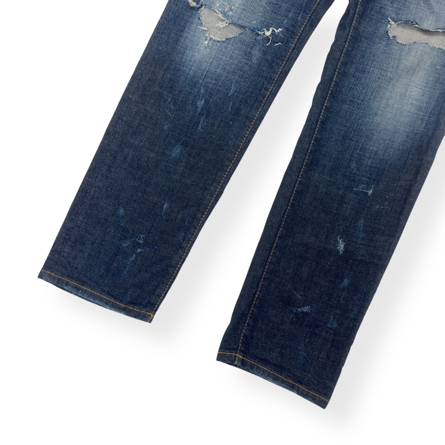 DSQUARED DISTRESSED DENIM JEANS BLUE 52 / XL