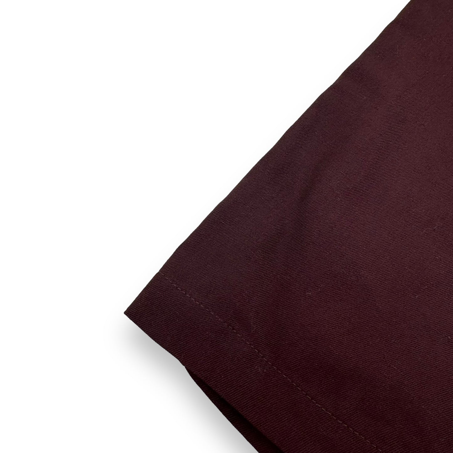 JACQUEMUS LE RAPHIA LINEN SHORTS BURGUNDY XL