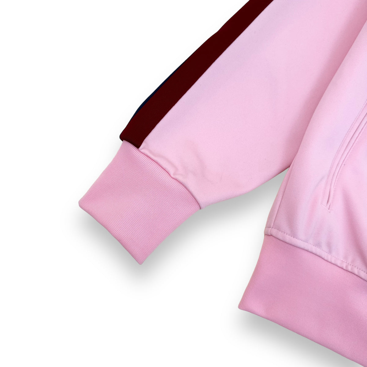 PALM ANGELS CLASSIC TRACK JACKET PINK / BURGUNDY XL
