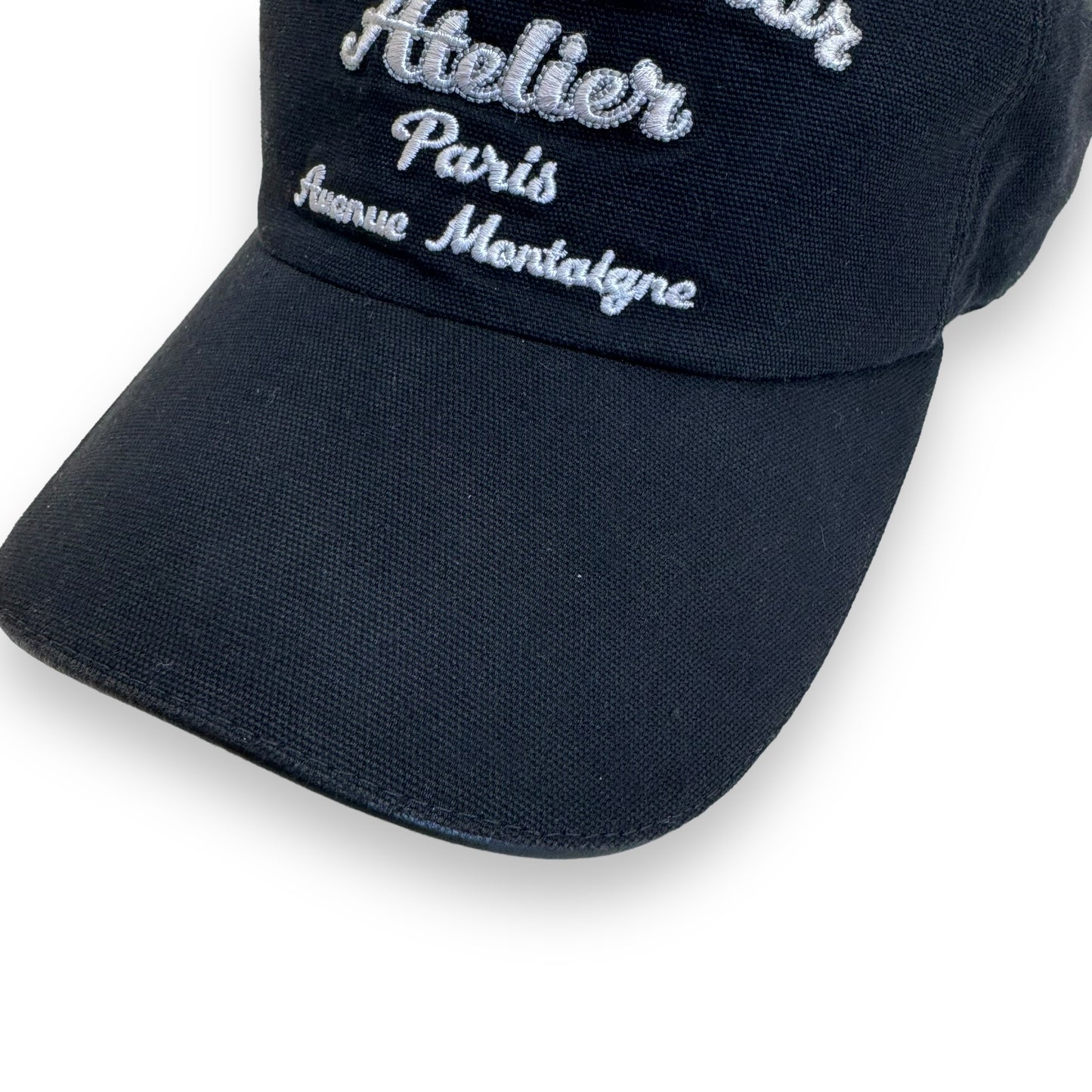 CHRISTIAN DIOR EMBROIDERED BASEBALL CAP BLACK L