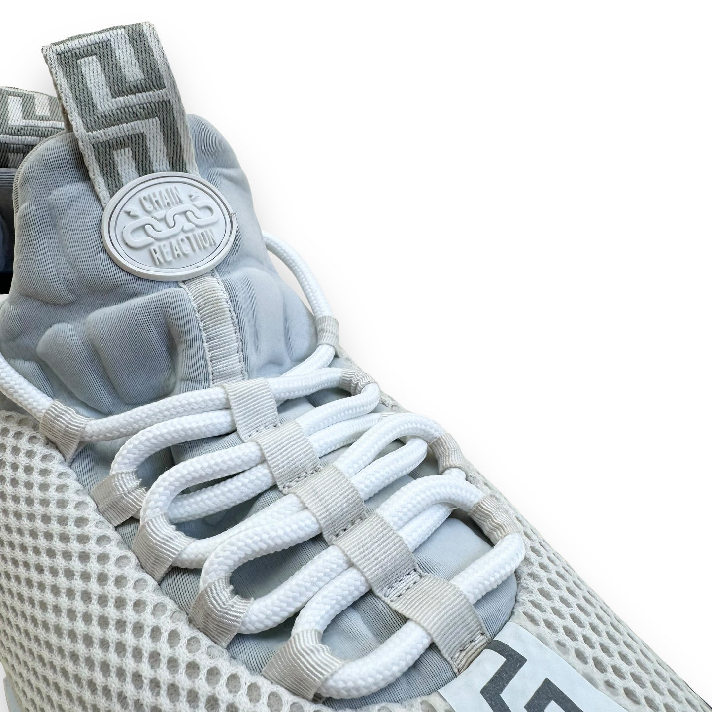 VERSACE CHAIN REACT SNEAKER WHITE UK12