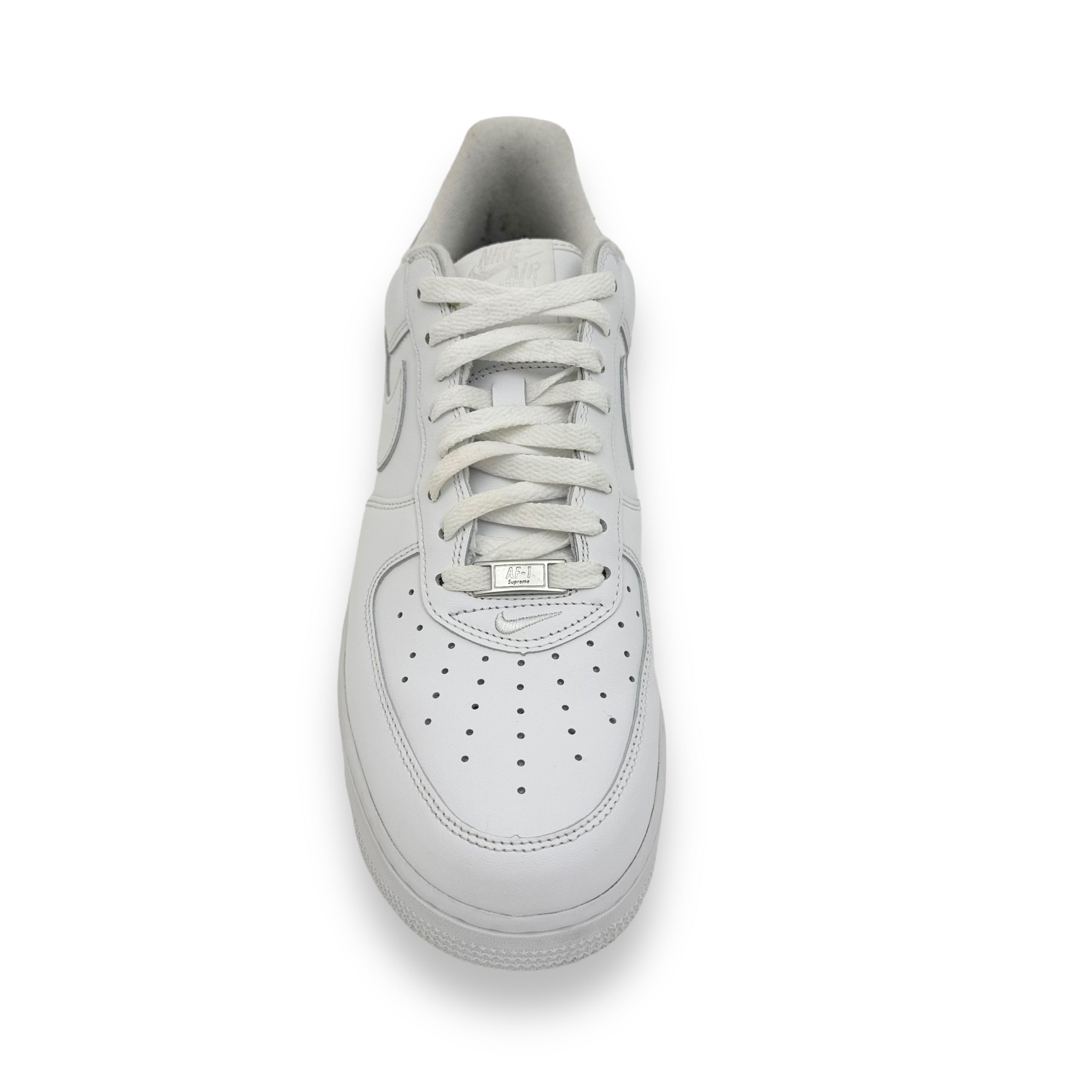 NIKE X SUPREME AIRFORCE 1 SNEAKER WHITE UK10.5