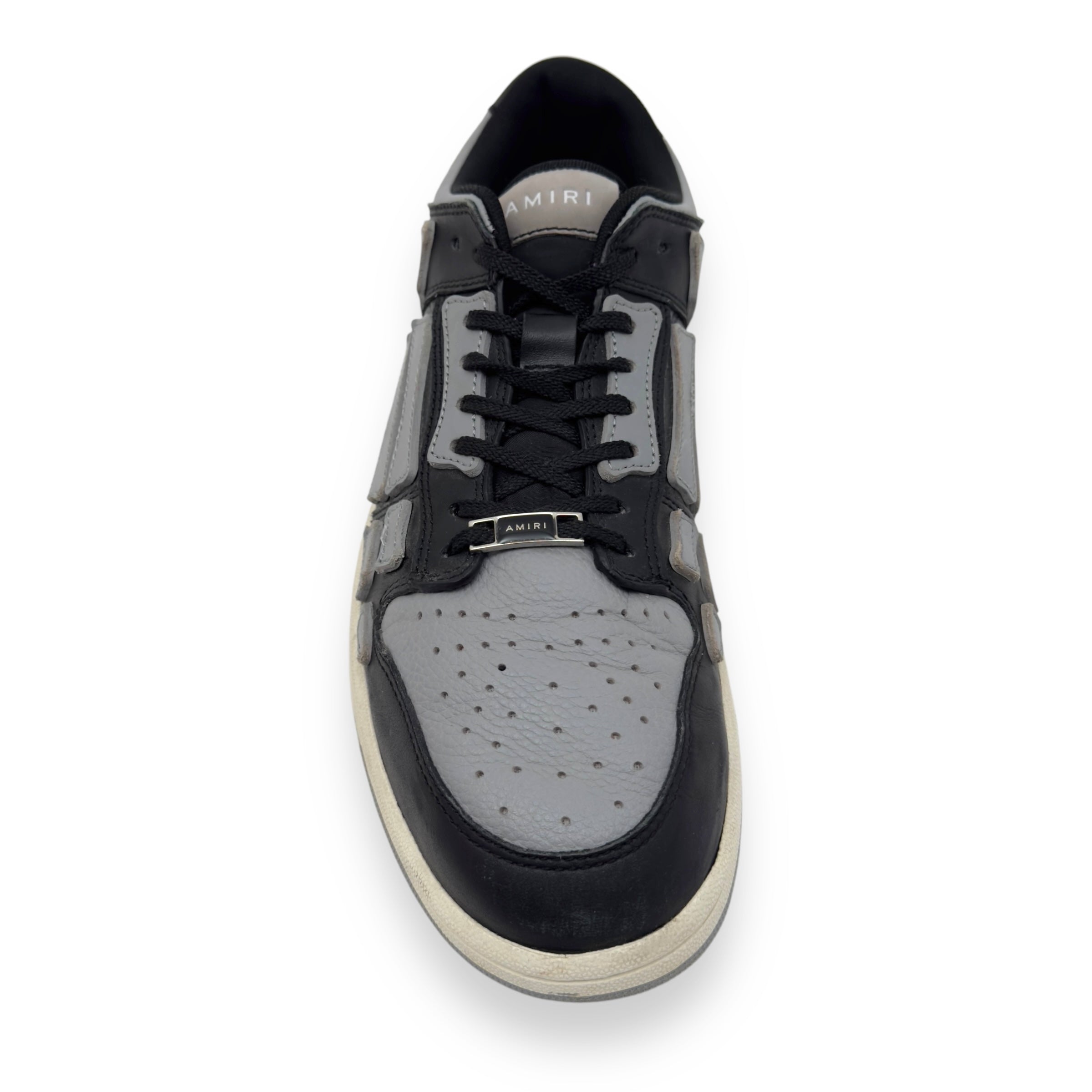 AMIRI SKEL LOW TOP SNEAKER BLACK / GREY UK11