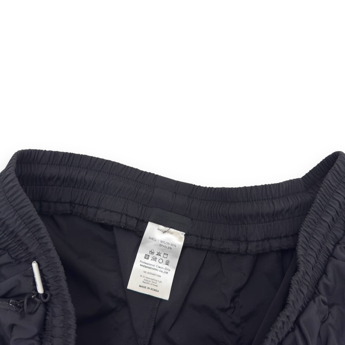 99PERCENTIS GOBCHANG WRINKLE TROUSERS BLACK 4 / XL