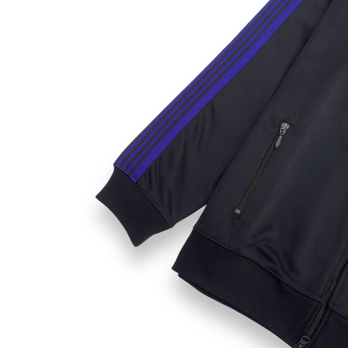 NEEDLES TRACK JACKET BLACK / PURPLE XL